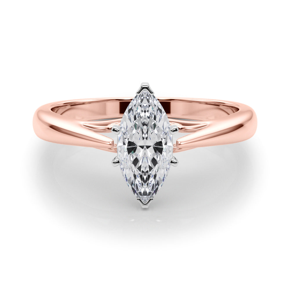 Katerina Marquise Diamond Solitaire Engagement Ring-VIRABYANI