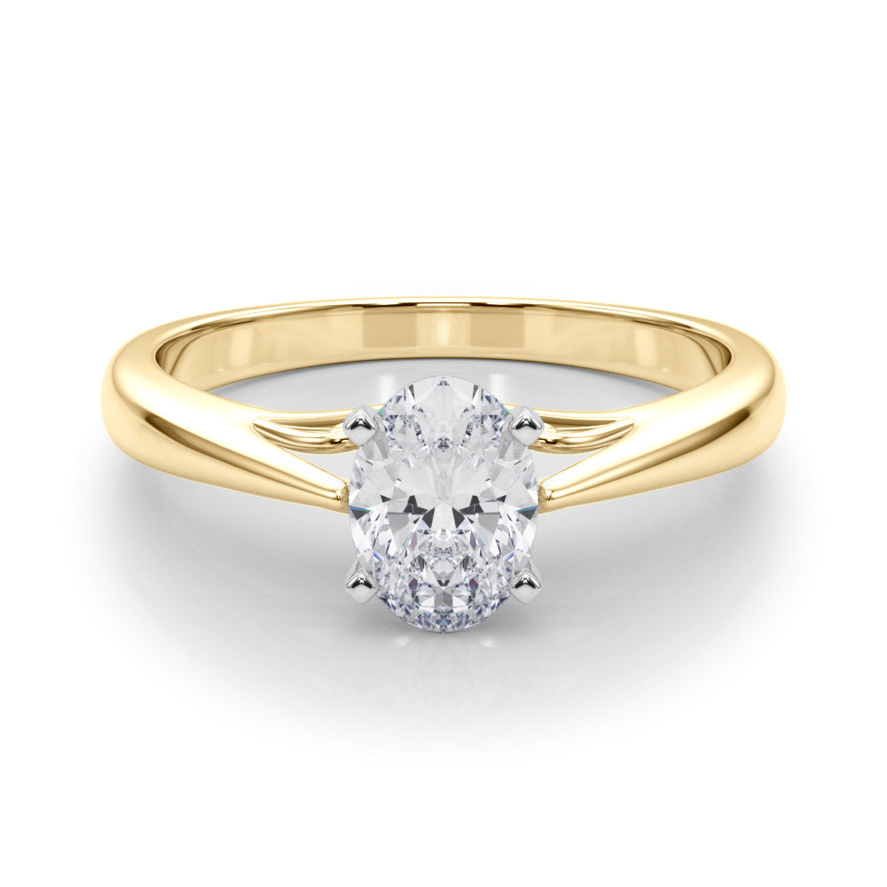 Katerina Oval Diamond Solitaire Engagement Ring