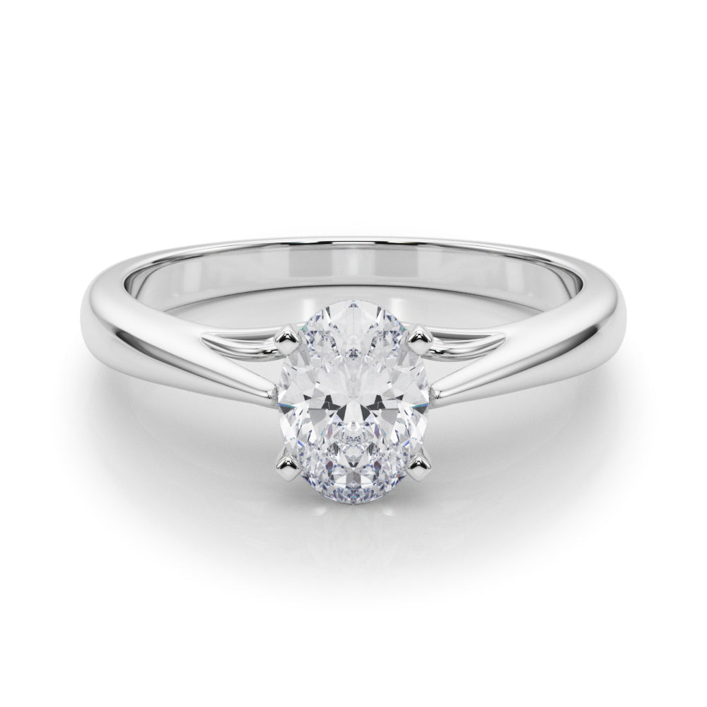 Katerina Oval Diamond Solitaire Engagement Ring