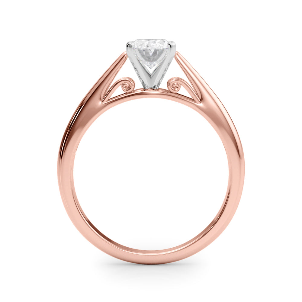 Katerina Oval Diamond Solitaire Engagement Ring-VIRABYANI