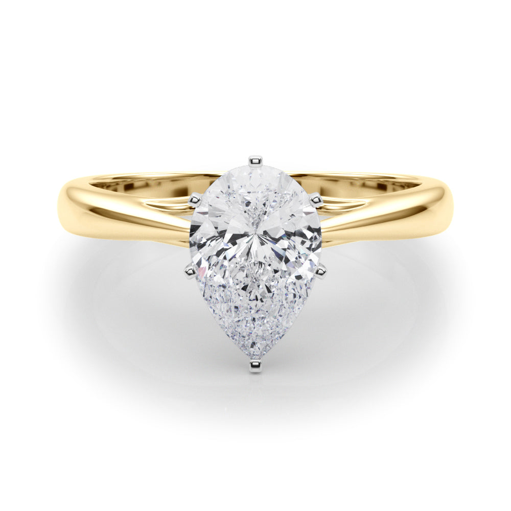 Katerina Pear Diamond Solitaire Engagement Ring
