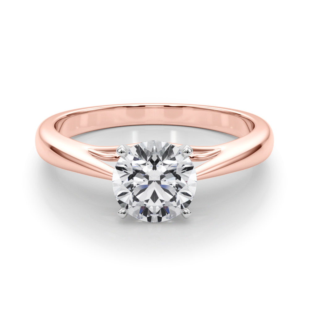 Katerina Round Diamond Solitaire Engagement Ring