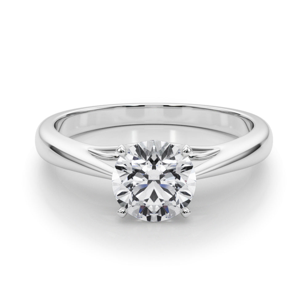Katerina Round Diamond Solitaire Engagement Ring-VIRABYANI