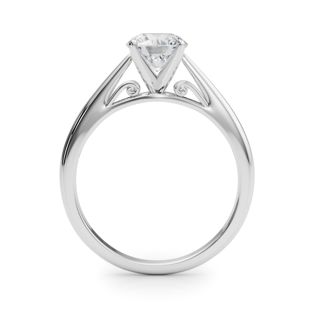 Katerina Round Lab Grown Diamond Solitaire Engagement Ring IGI Certified