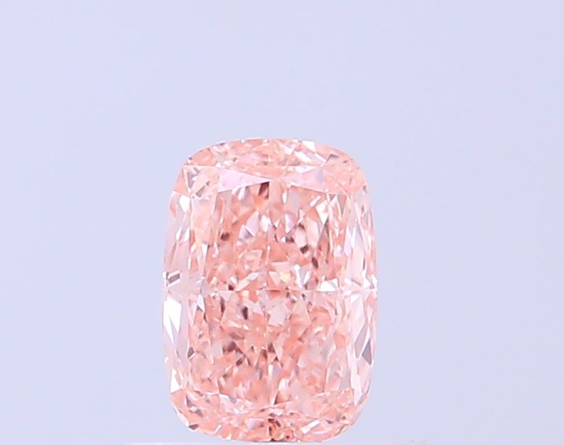 0.68 Carat Cushion Cut Fancy Pink