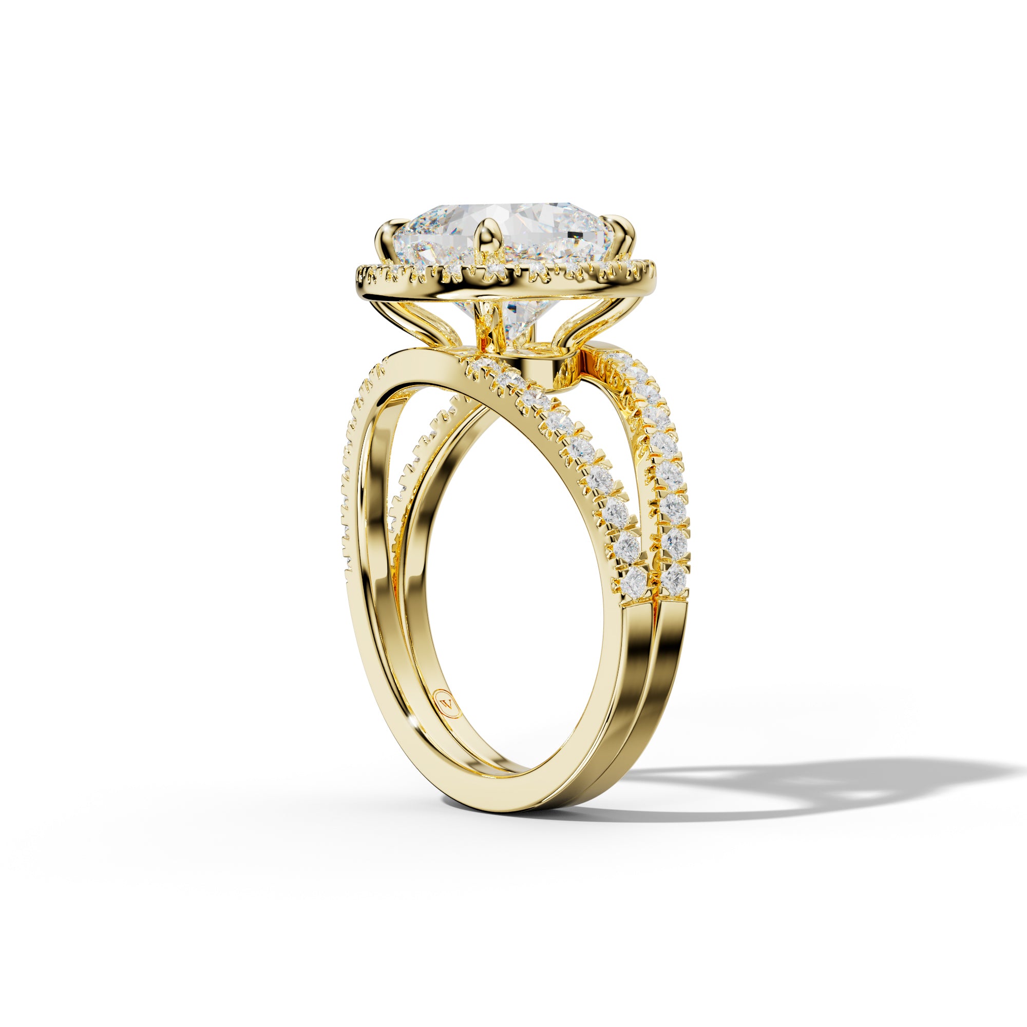 Ariel Cushion Diamond  Engagement Ring