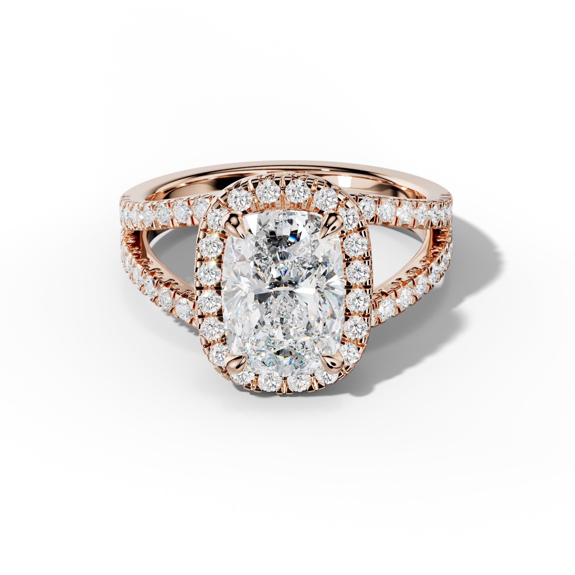 Ariel Elongated Cushion Diamond  Engagement Ring
