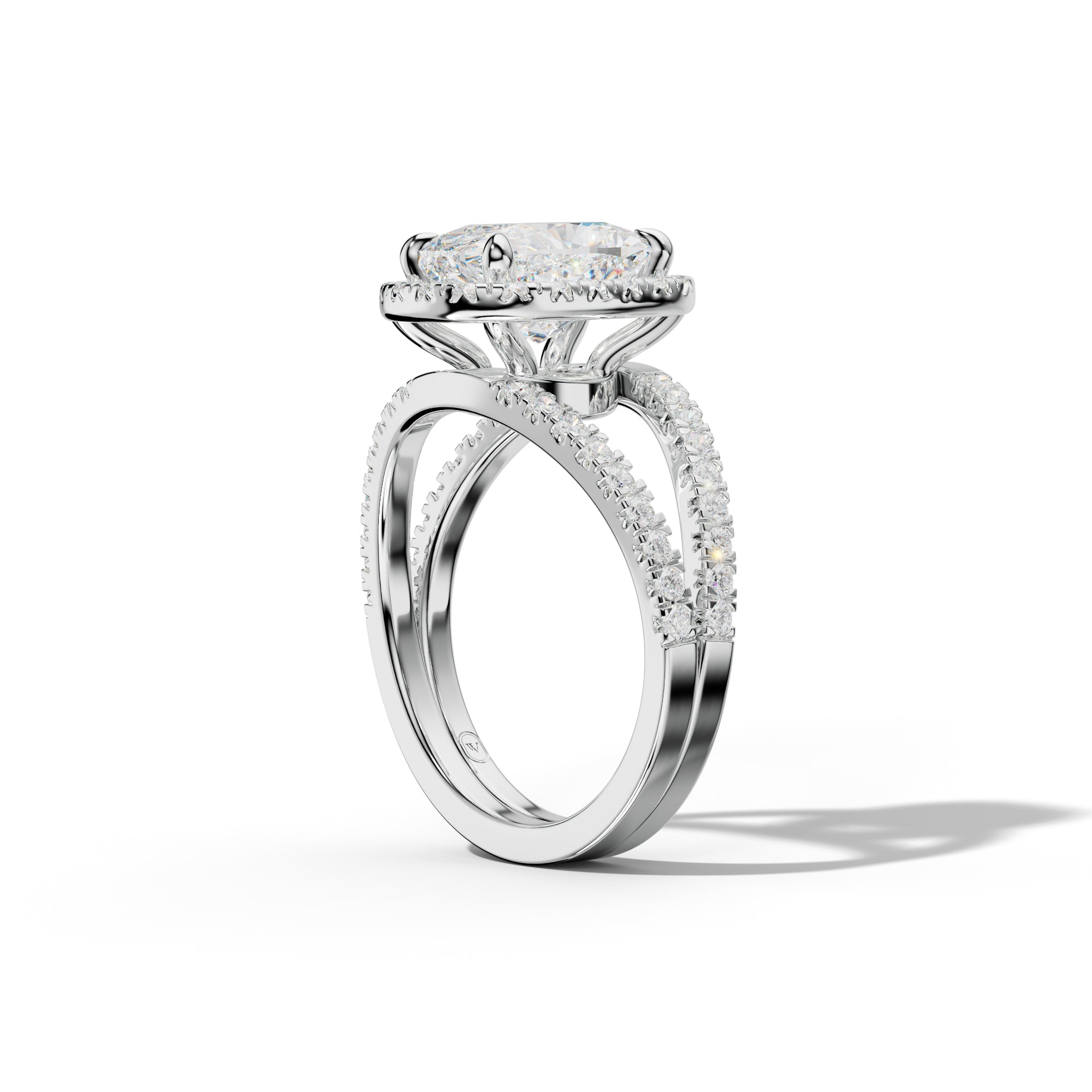 Ariel Elongated Cushion Diamond  Engagement Ring