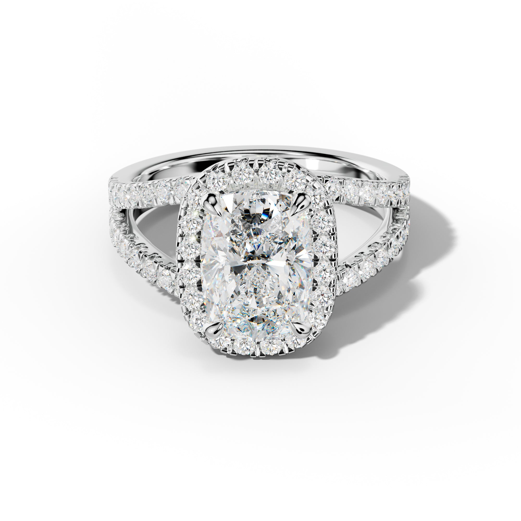 Ariel Elongated Cushion Diamond  Engagement Ring