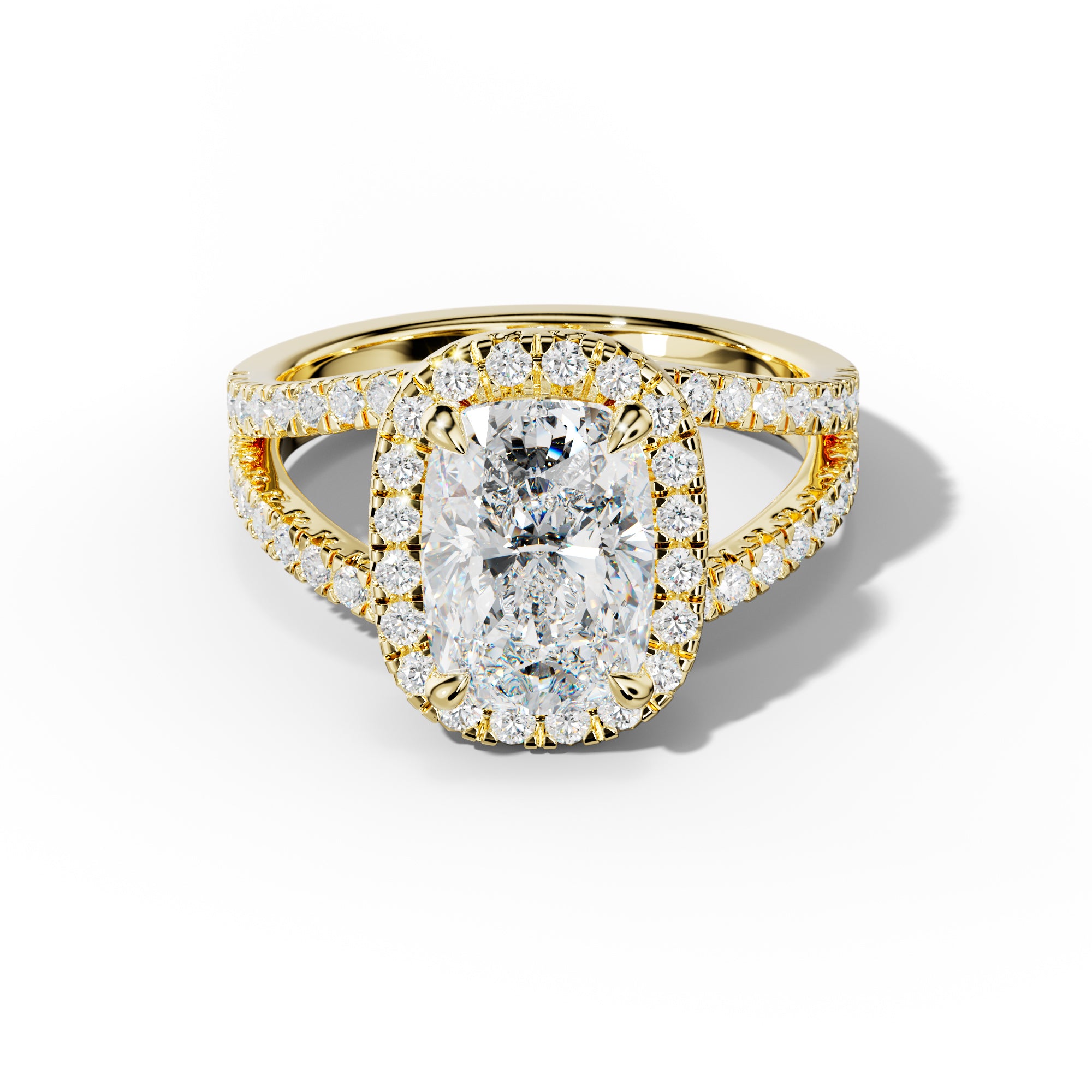 Ariel Elongated Cushion Diamond  Engagement Ring