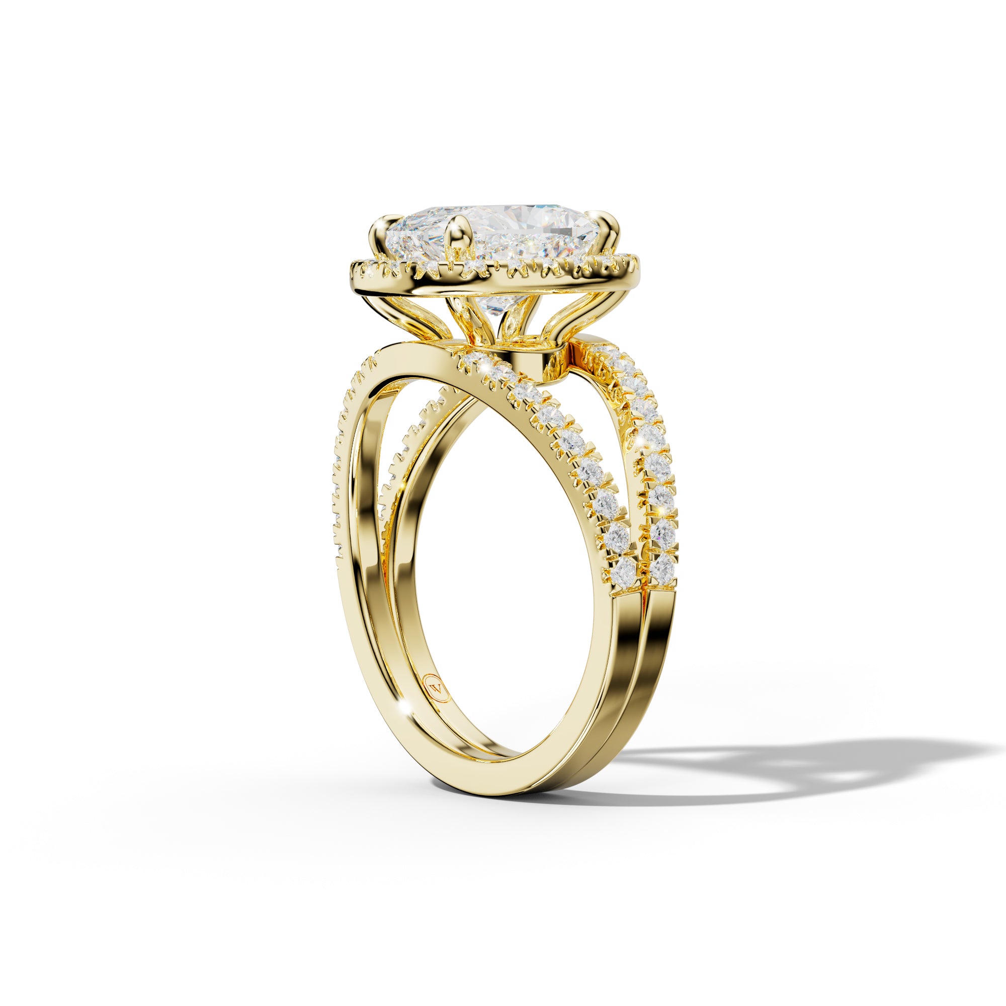 Ariel Elongated Cushion Diamond  Engagement Ring