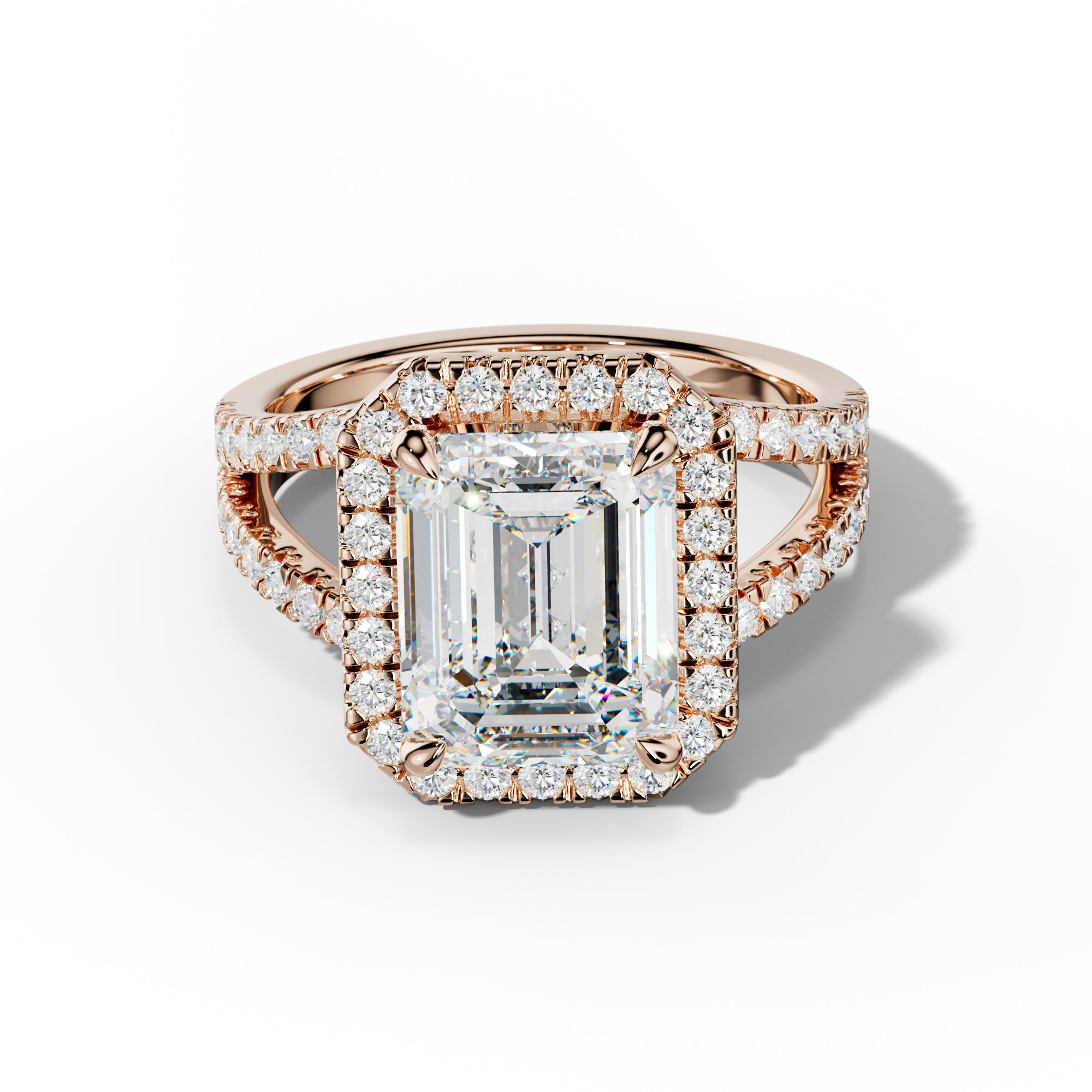 Ariel Emerald Cut  Engagement Ring