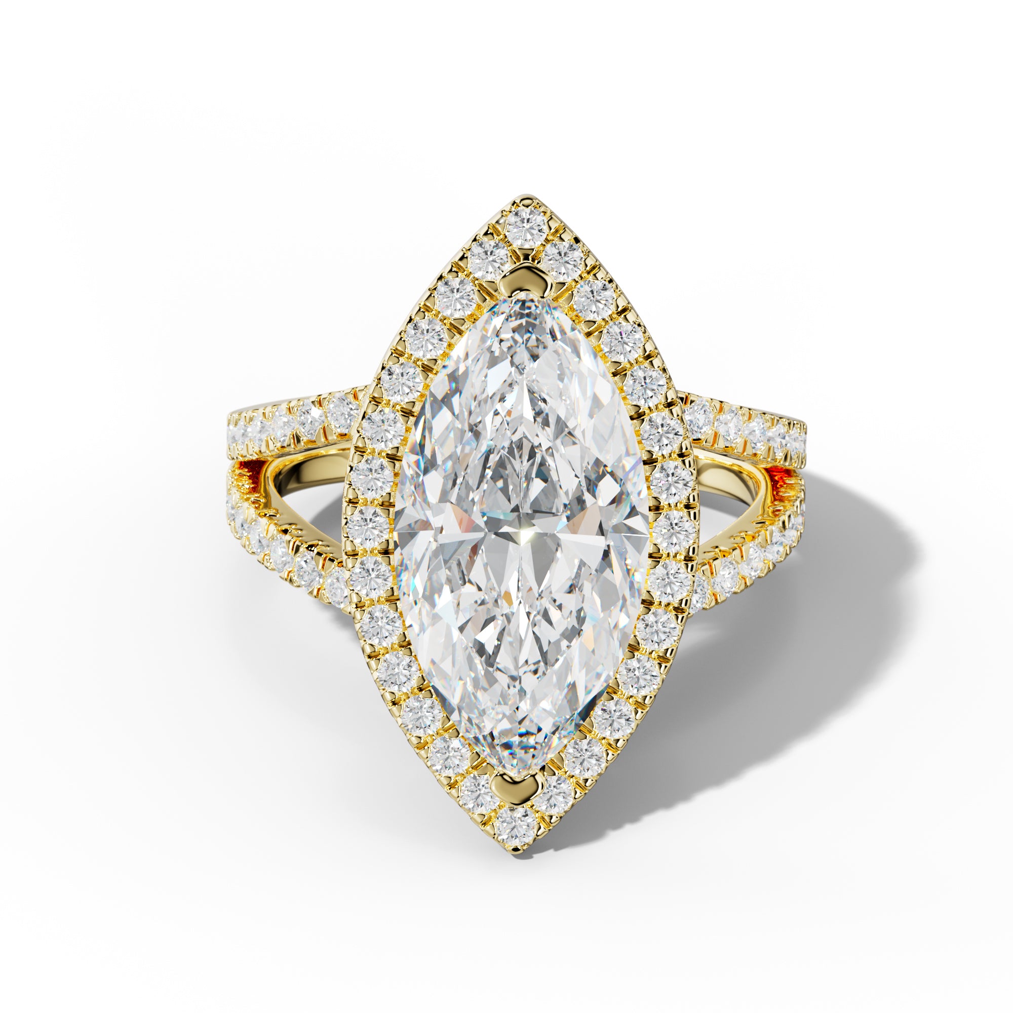 Ariel Marquise Diamond Engagement Ring