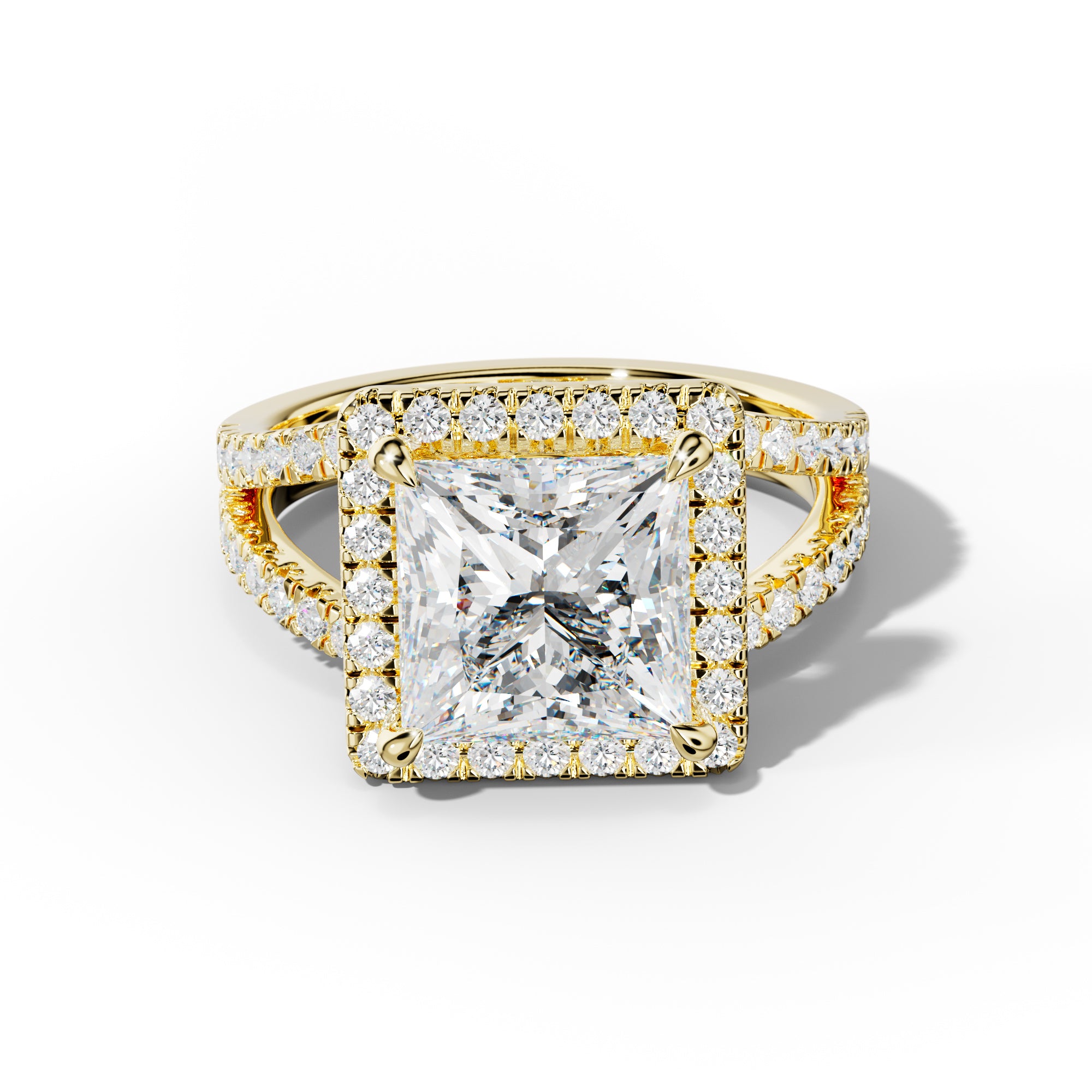 Ariel Princess Cut  Engagement Ring