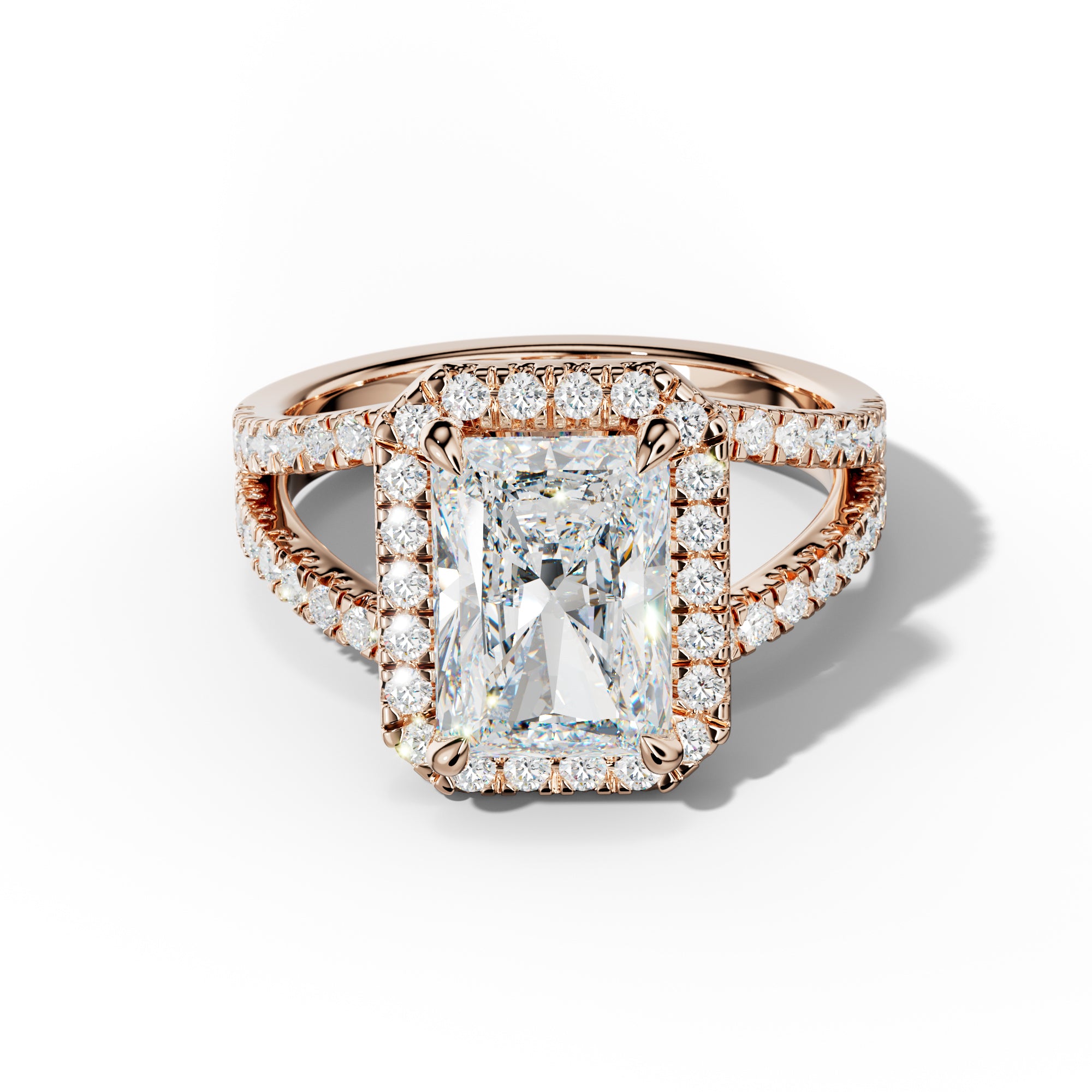 Ariel Radiant Diamond Engagement Ring