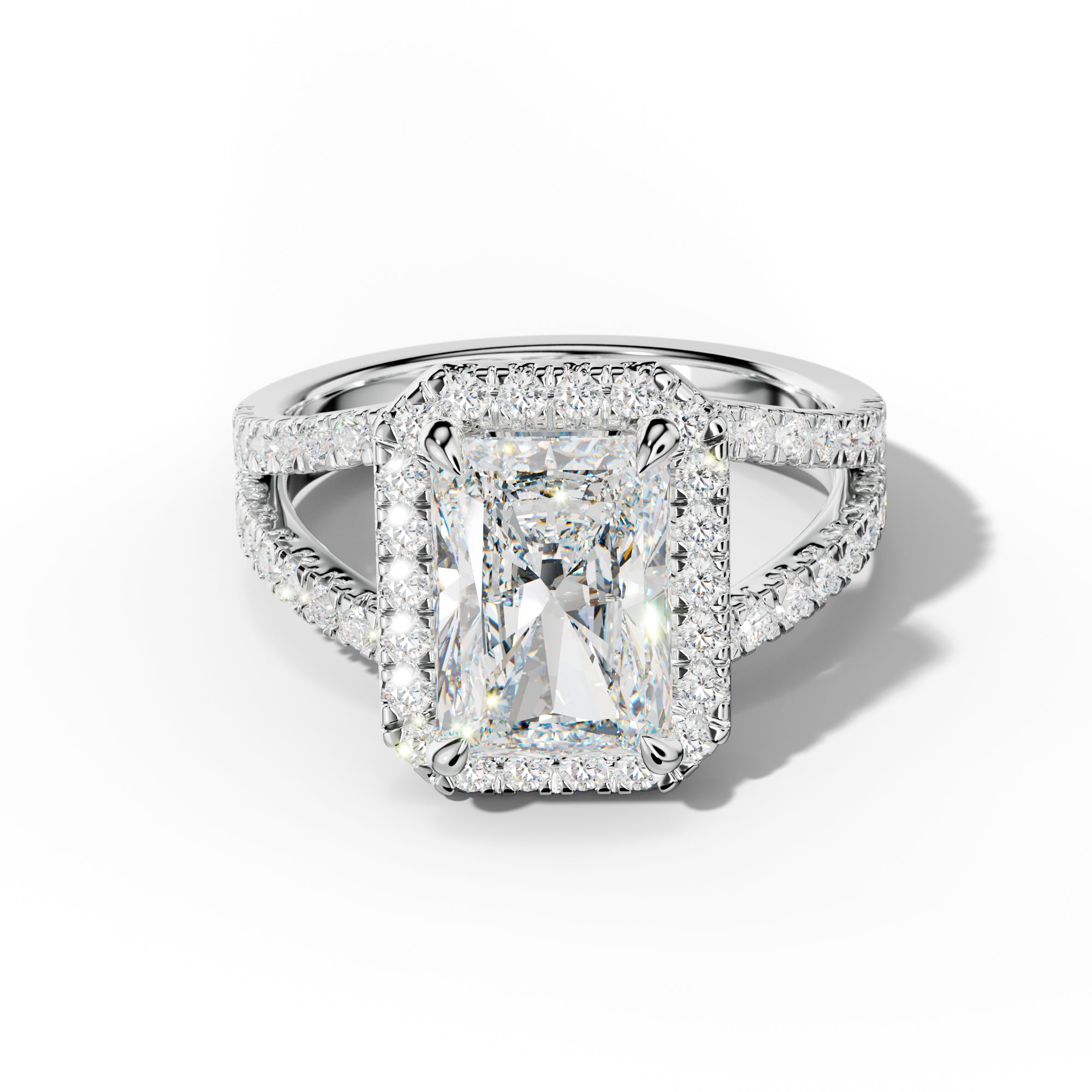 Ariel Radiant Diamond Engagement Ring