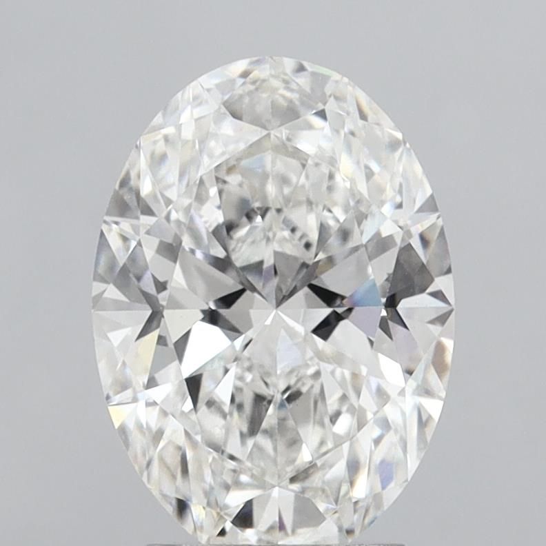 3.07 Carat E-VVS2 Oval Lab Diamond