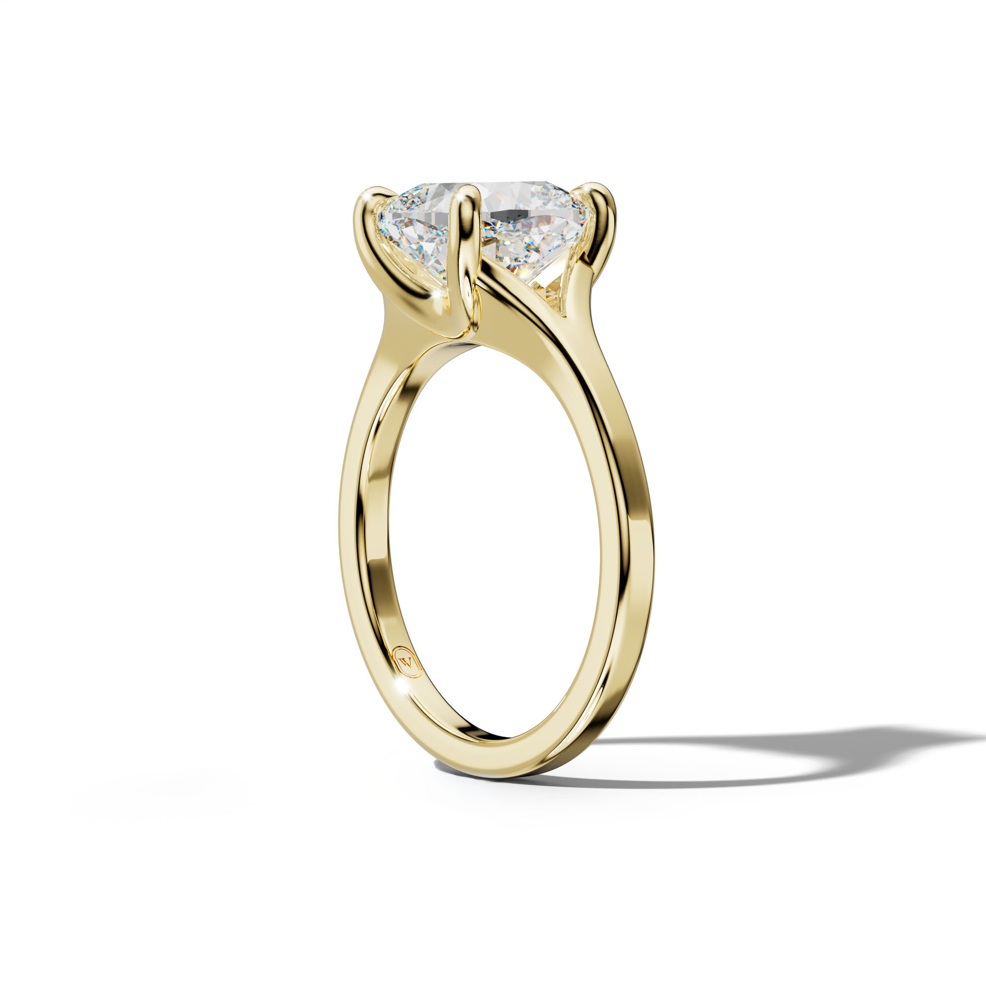 Alicia Asscher Diamond Engagement Ring