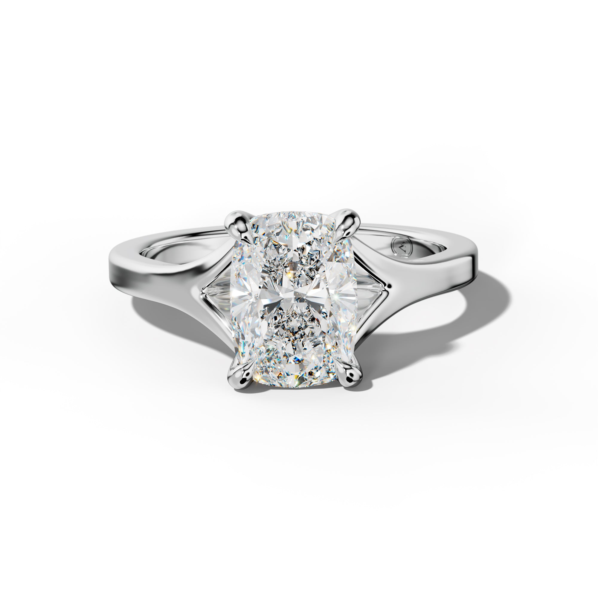 Alicia Elongated Cushion Diamond Engagement Ring