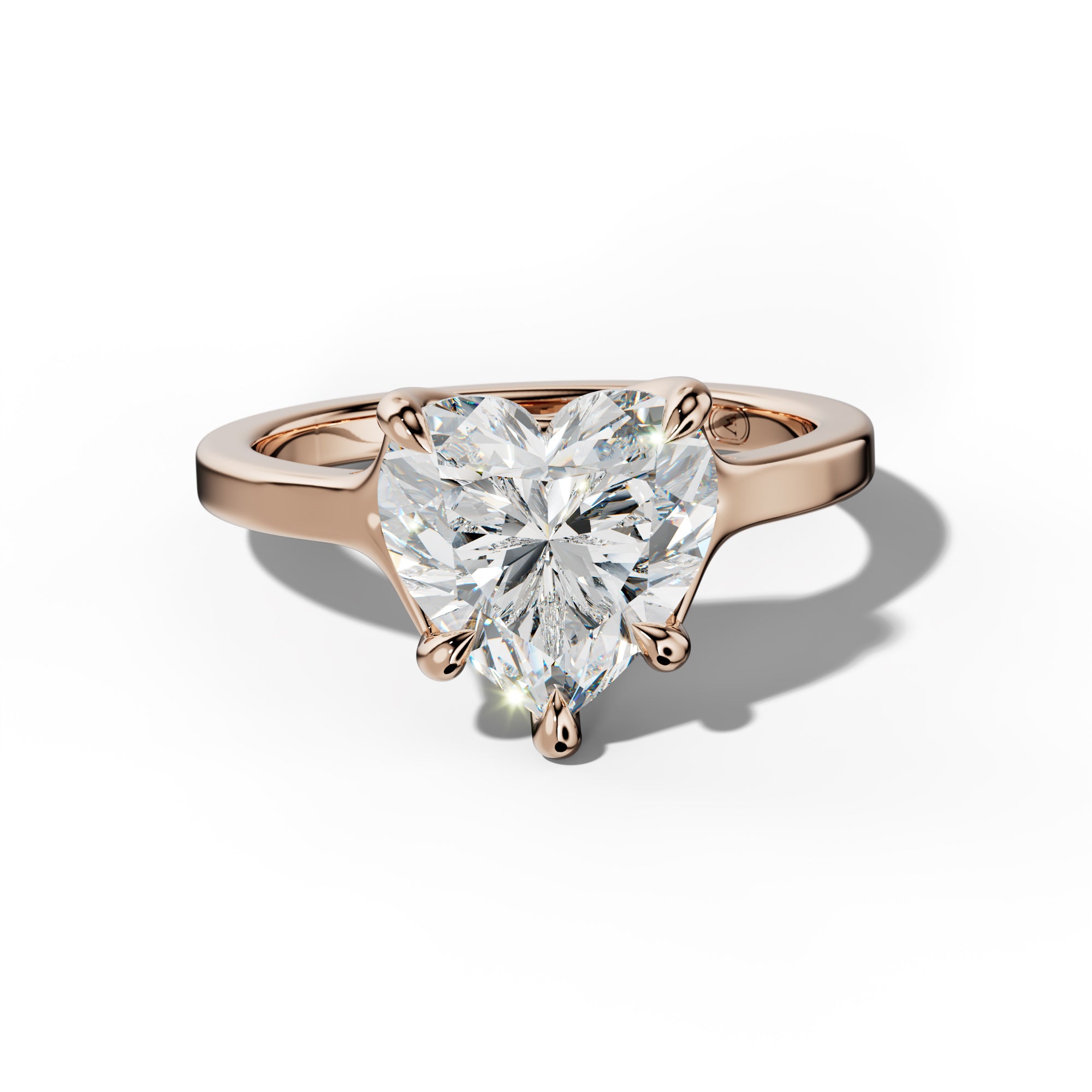 Alicia Heart Diamond Engagement Ring