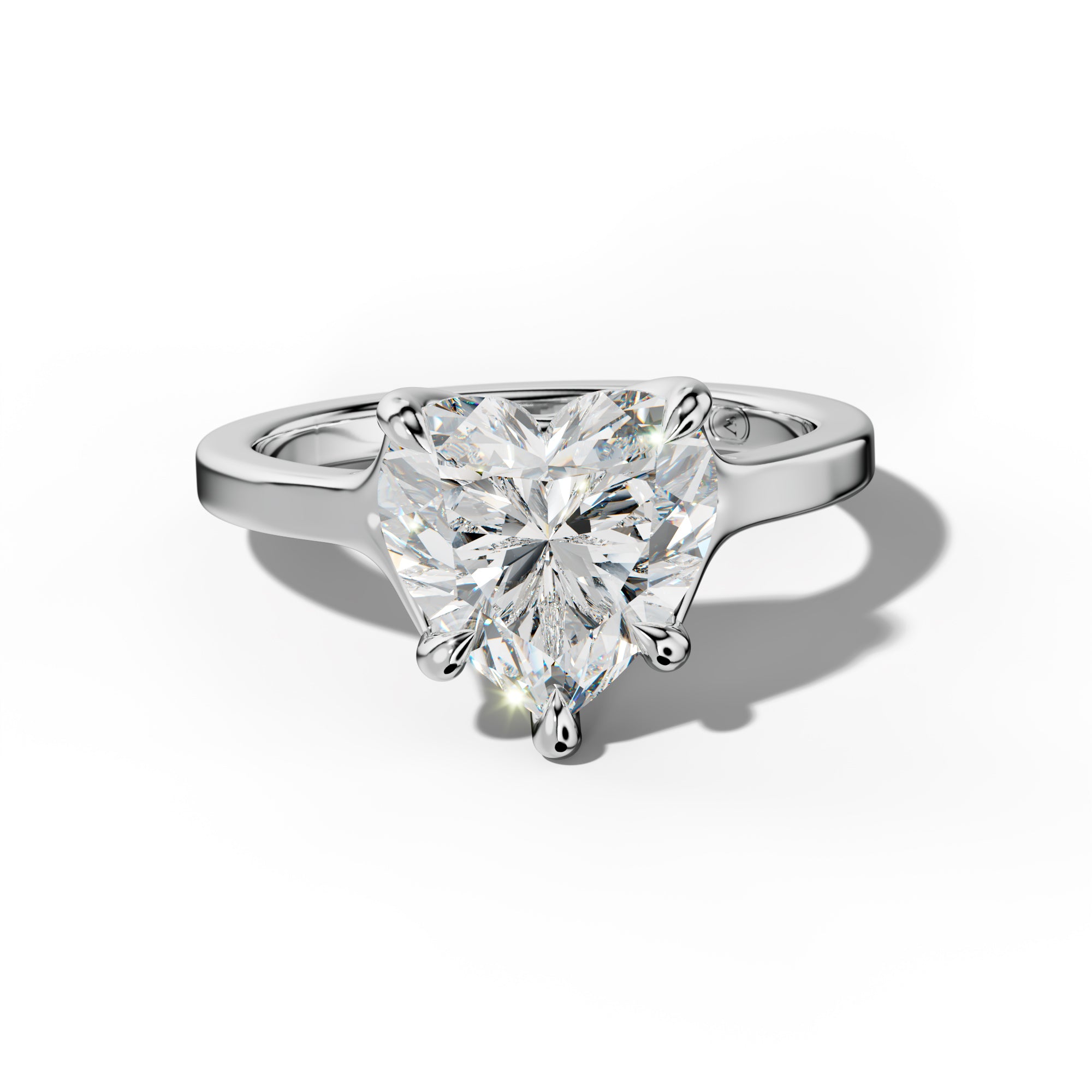 Alicia Heart Diamond Engagement Ring