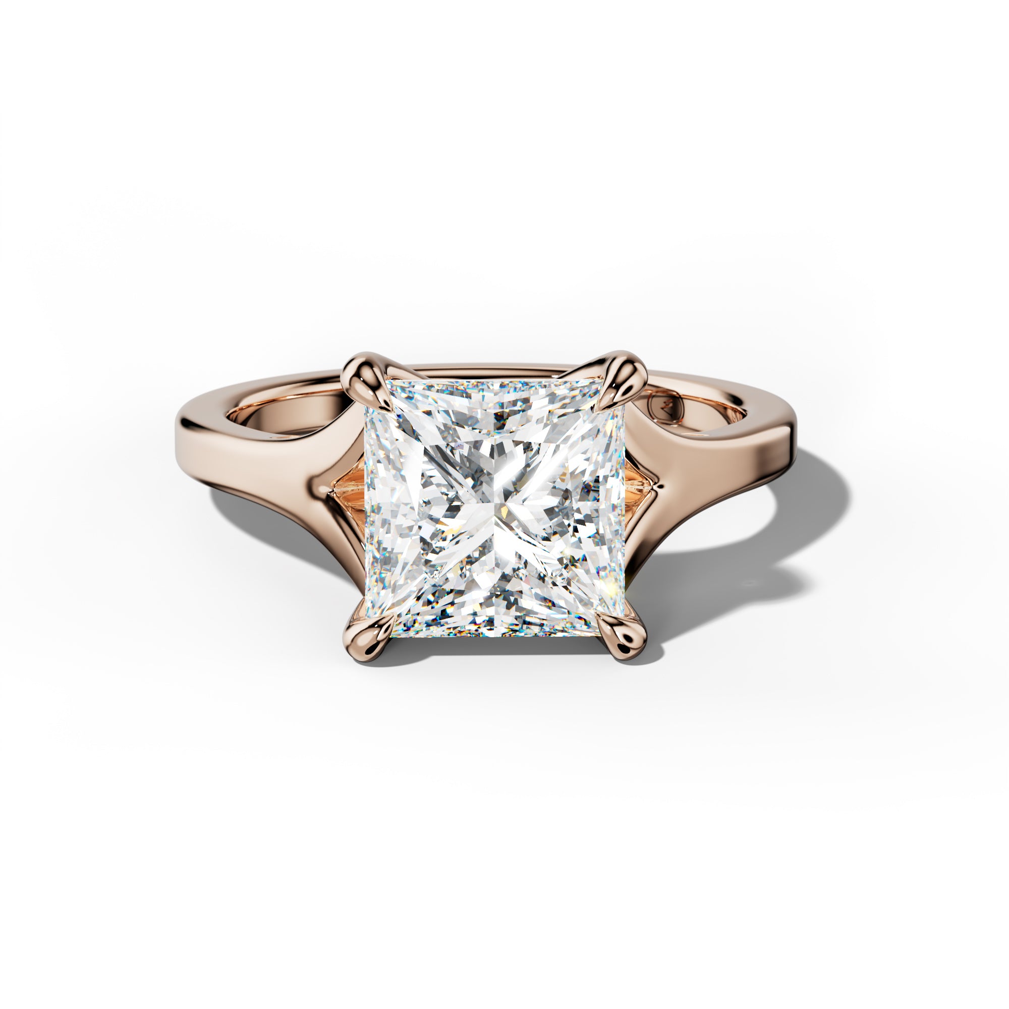 Alicia Princess Cut Engagement Ring