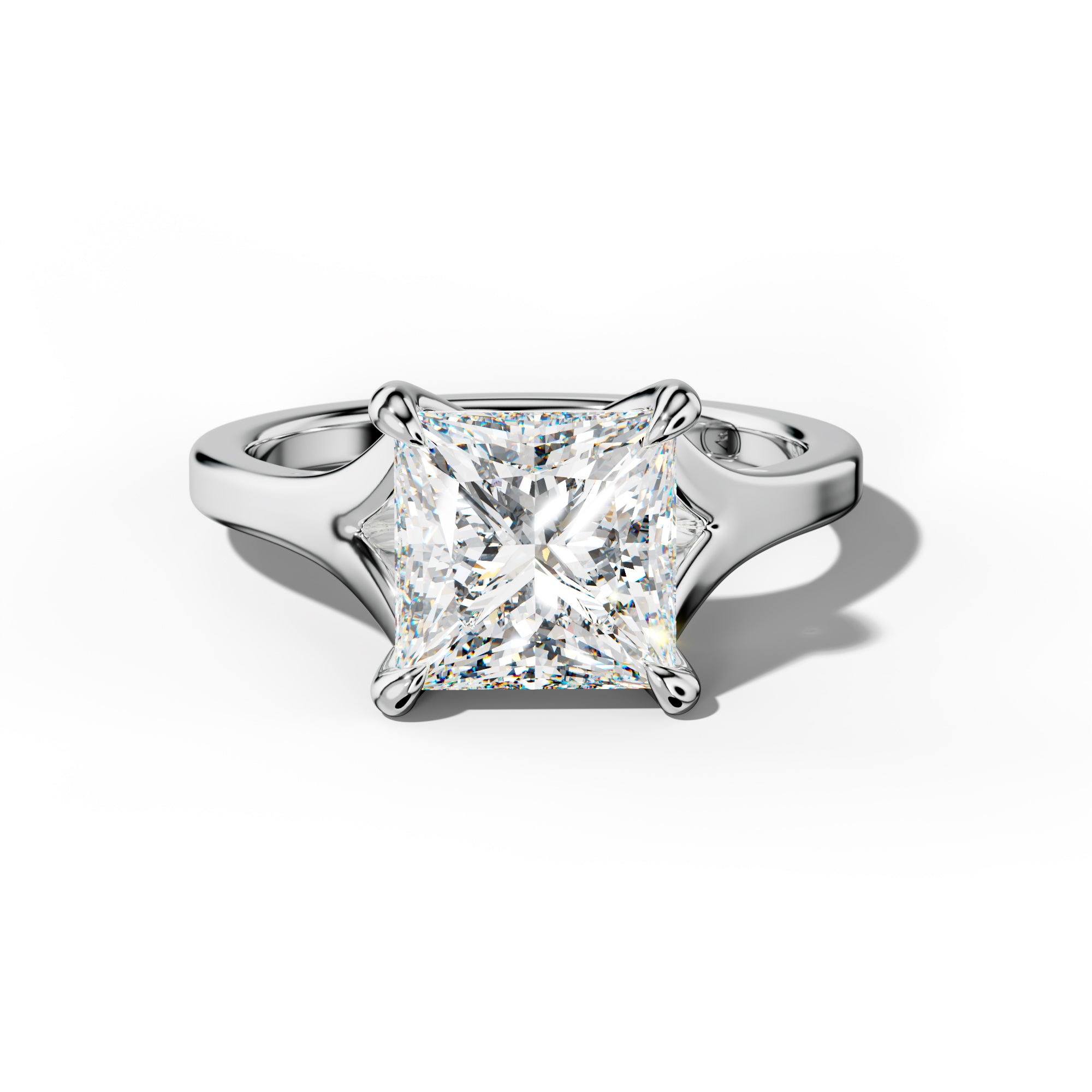 Alicia Princess Cut Engagement Ring