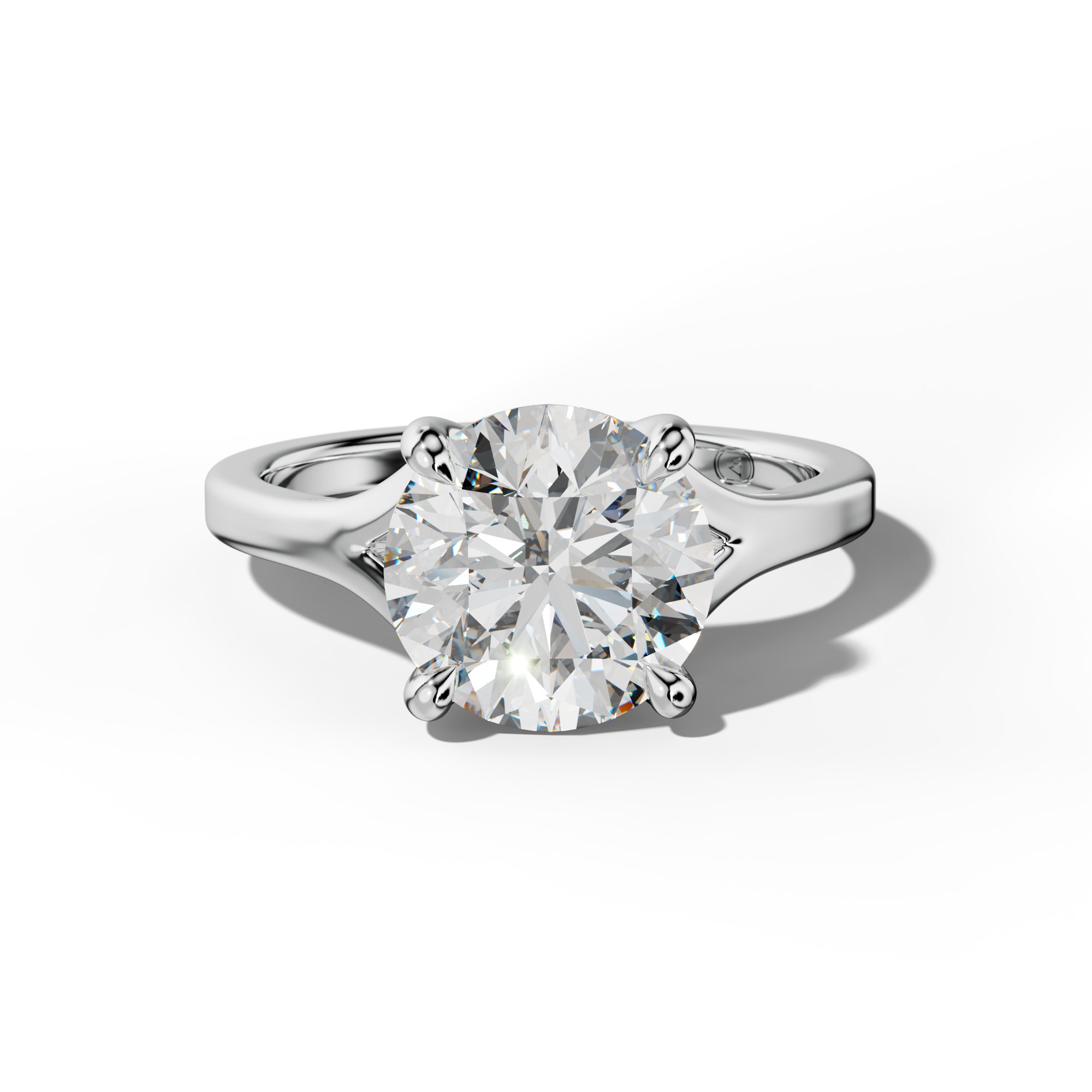 Alicia Round Diamond Engagement Ring