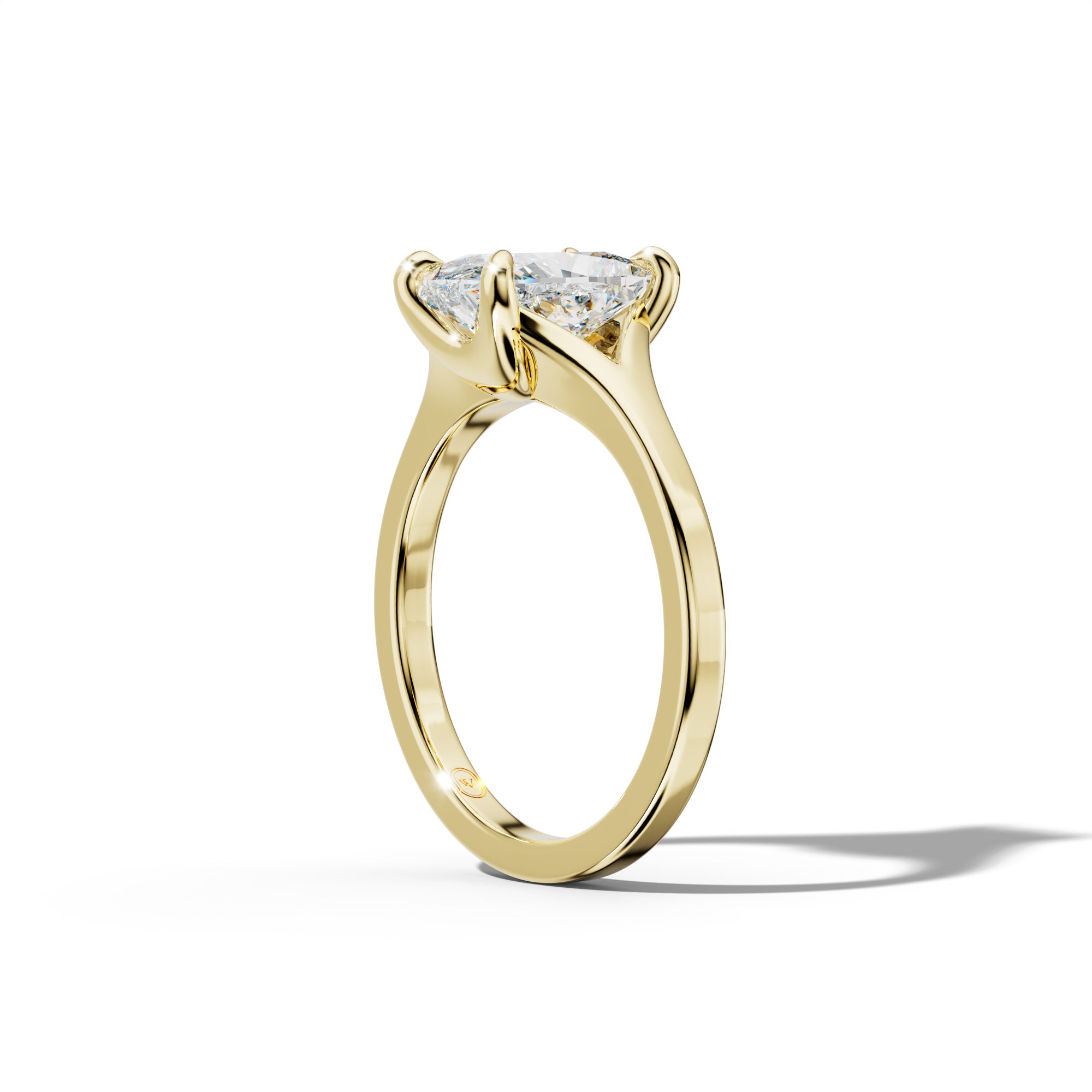 Alicia Elongated Cushion Diamond Engagement Ring