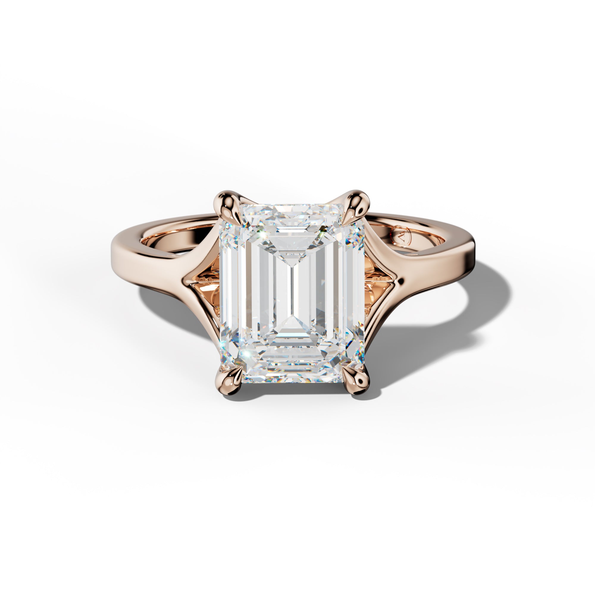 Alicia Emerald Cut Engagement Ring