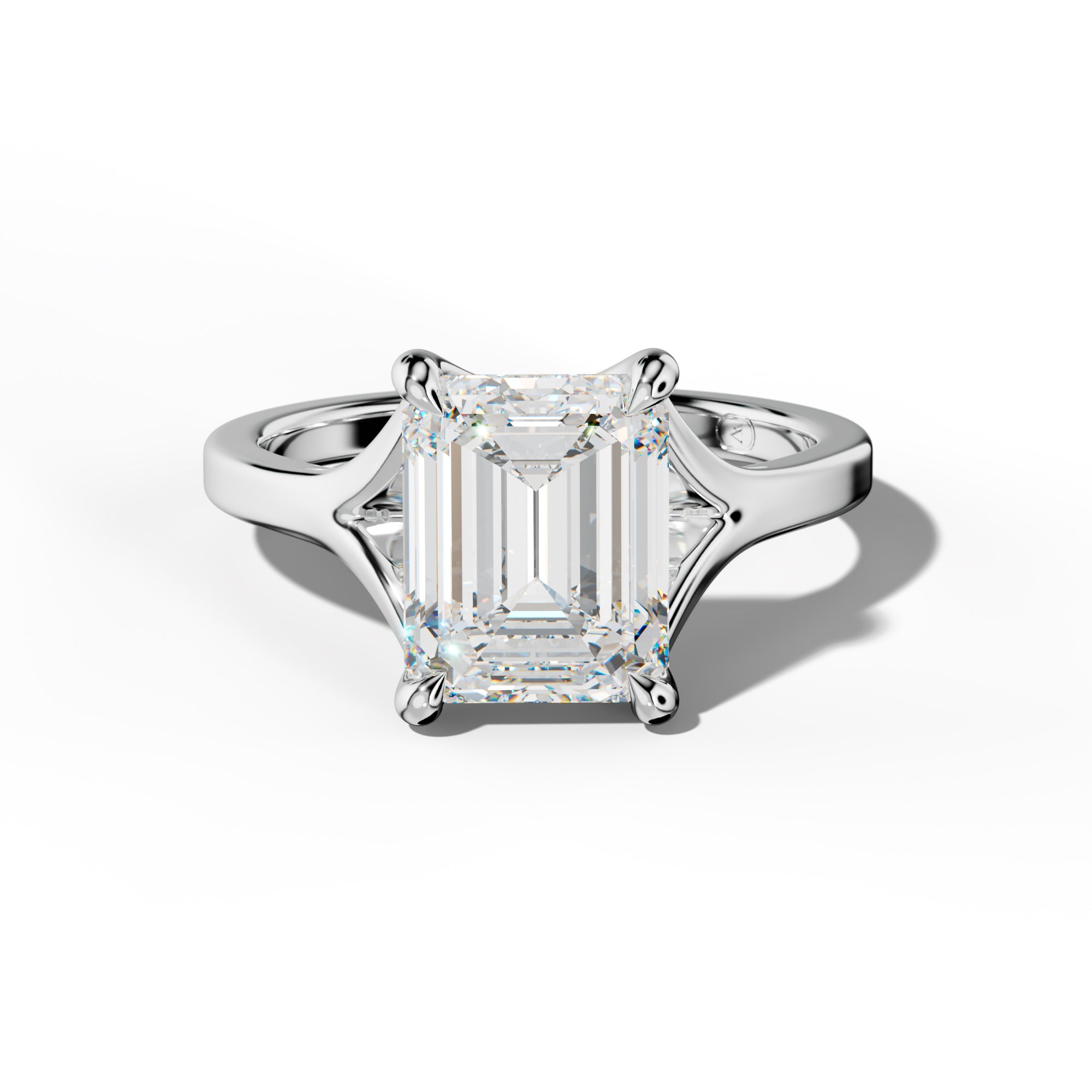 Alicia Emerald Cut Engagement Ring