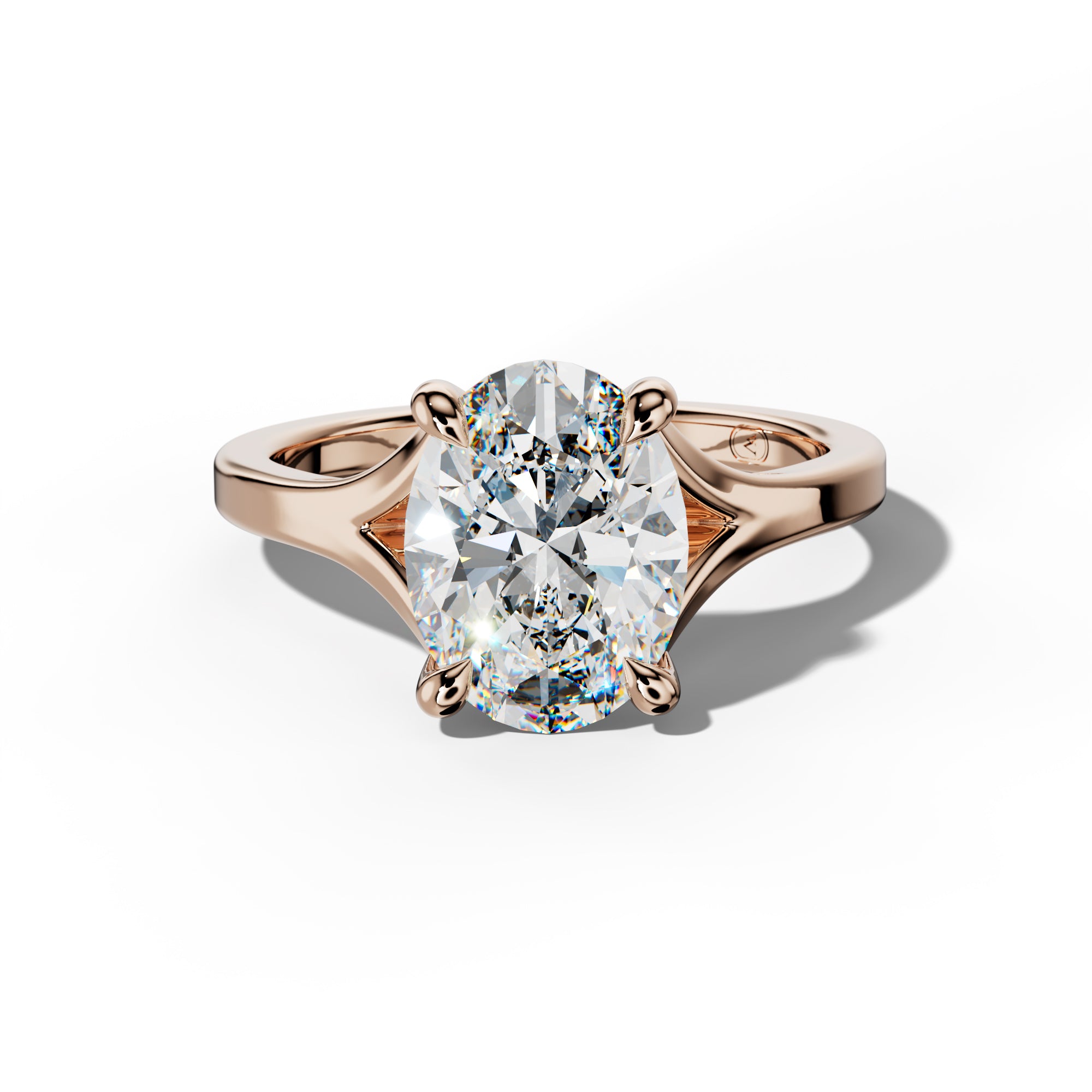 Alicia Oval Diamond Engagement Ring
