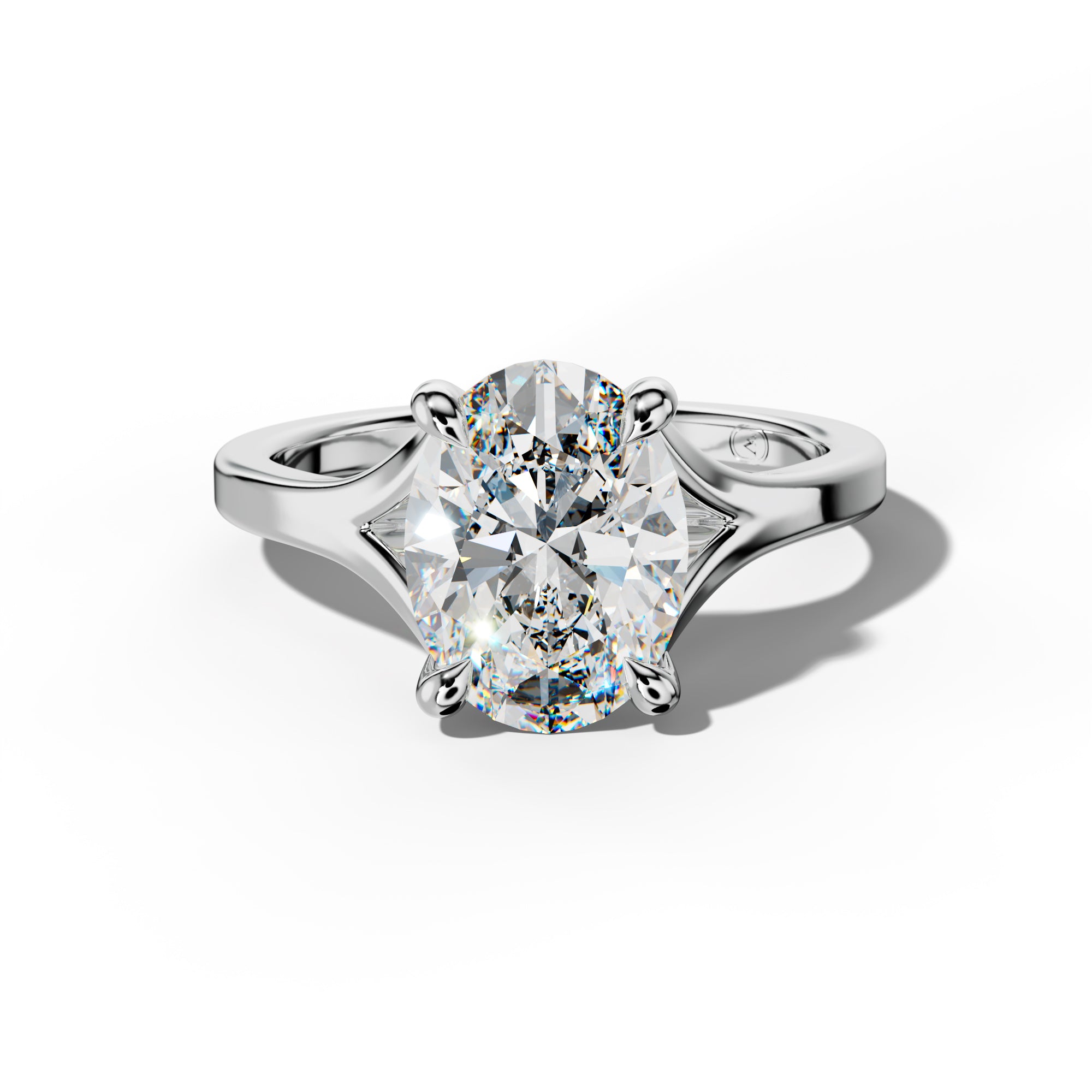 Alicia Oval Diamond Engagement Ring