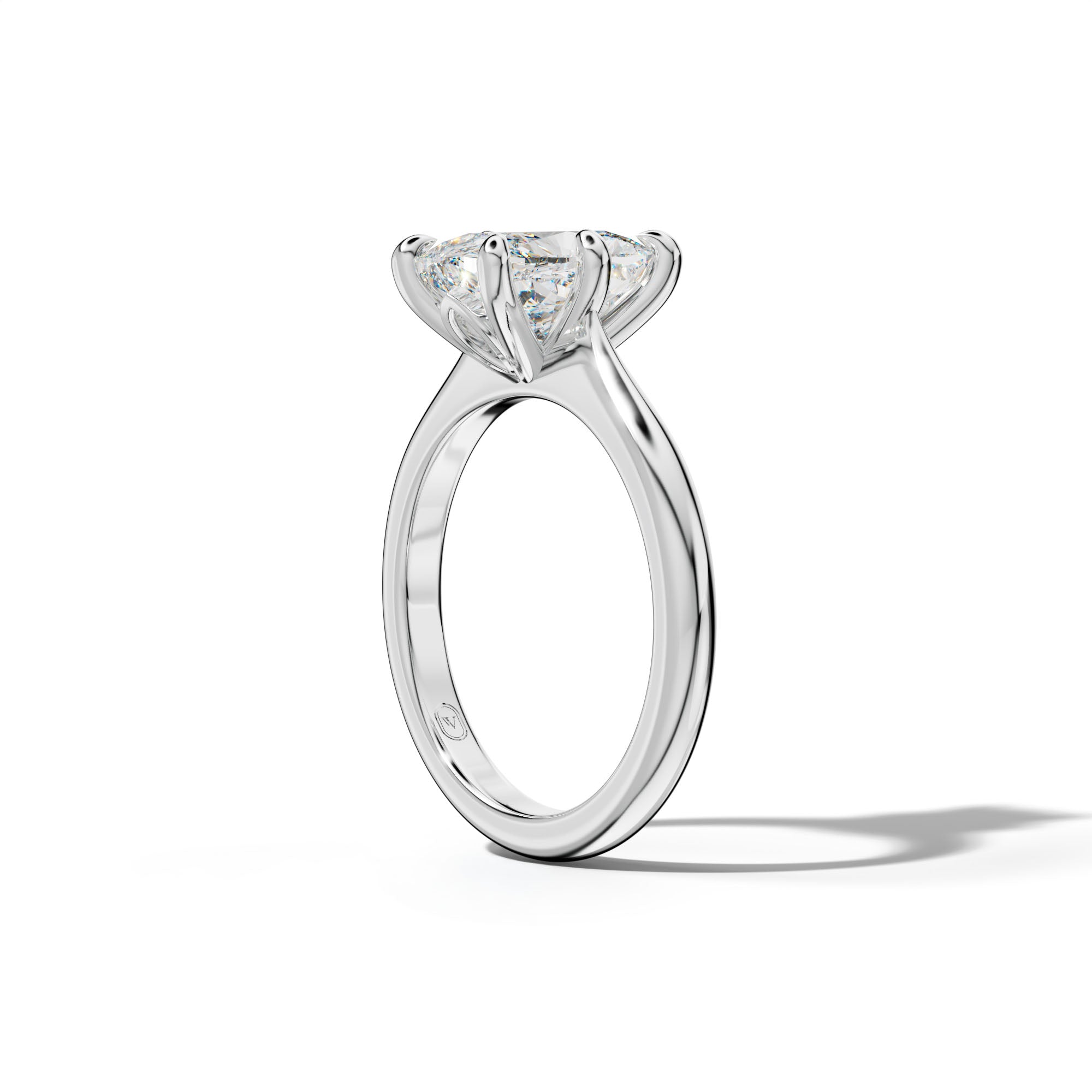 Miranda Elongated Cushion Diamond Engagement Ring