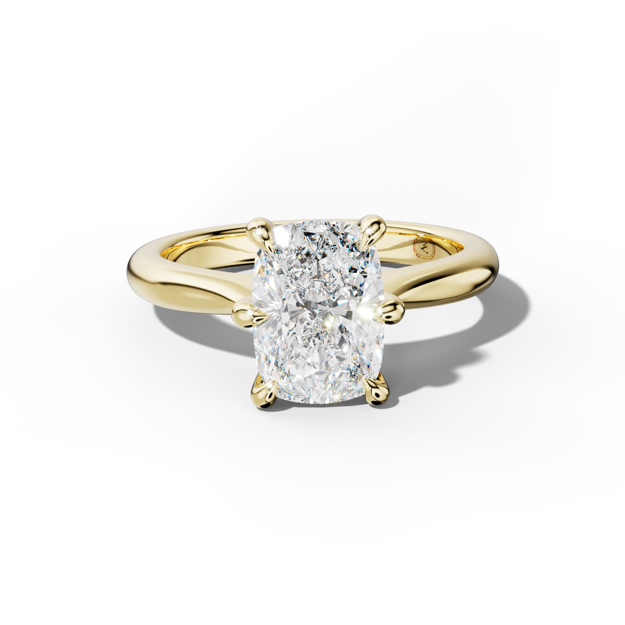 Miranda Elongated Cushion Diamond Engagement Ring