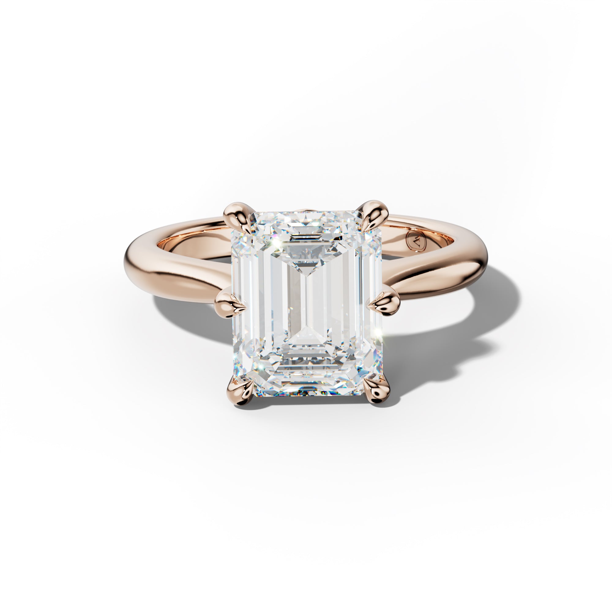 Miranda Emerald Cut Engagement Ring