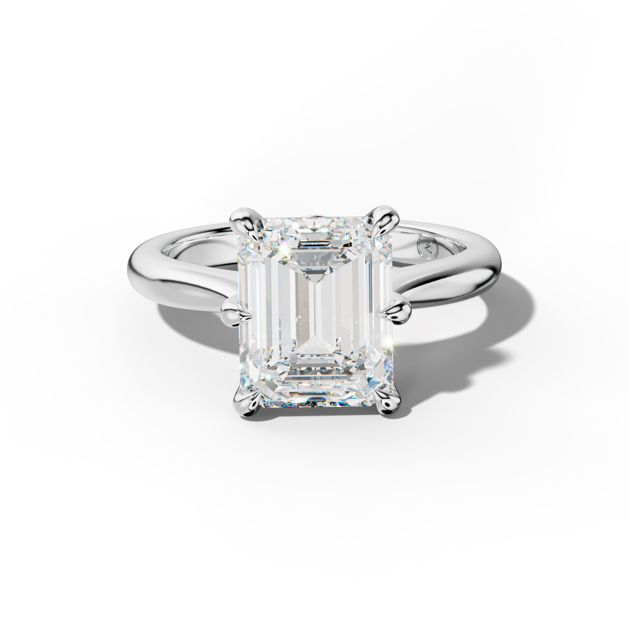 Miranda Emerald Cut Engagement Ring