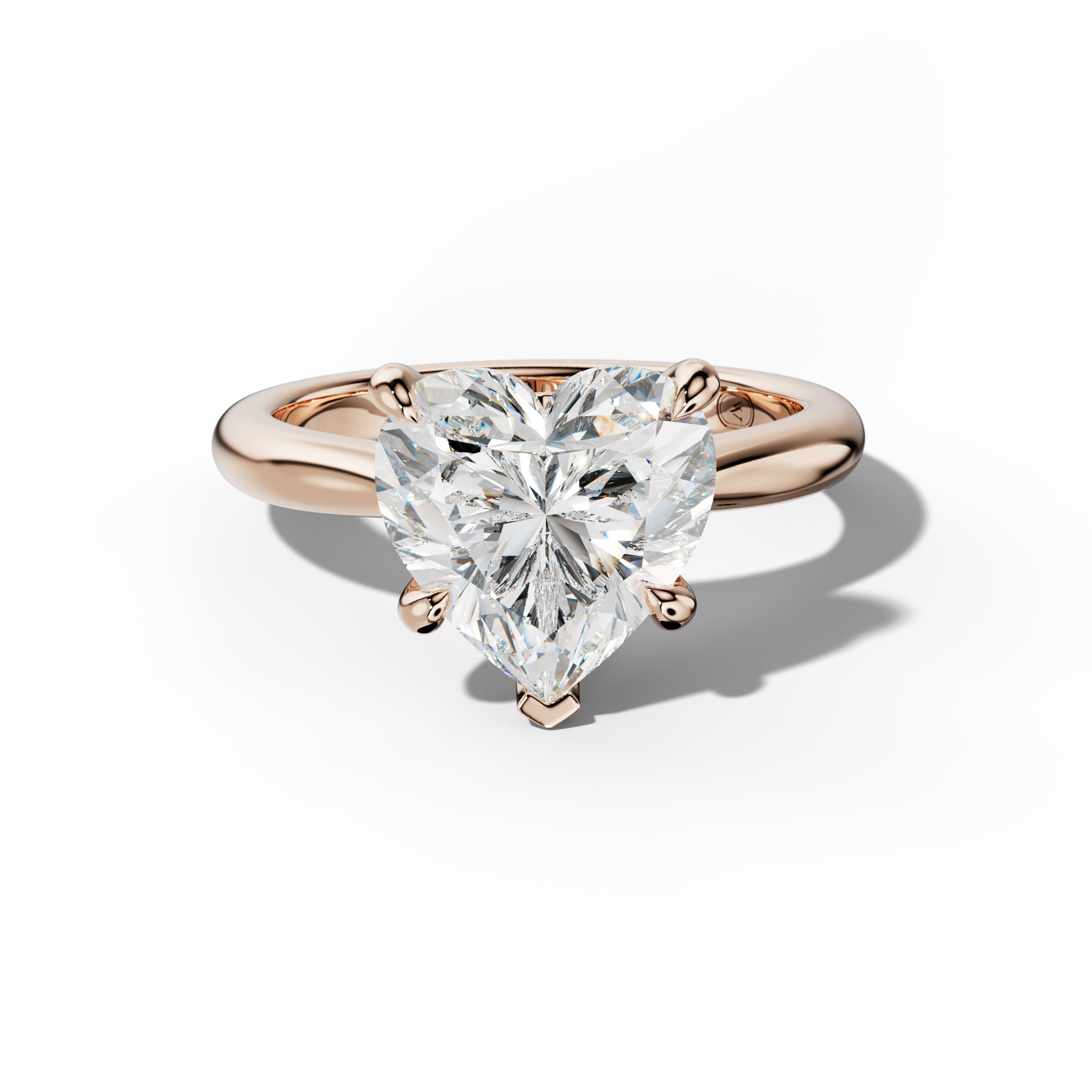 Miranda Heart Diamond Engagement Ring