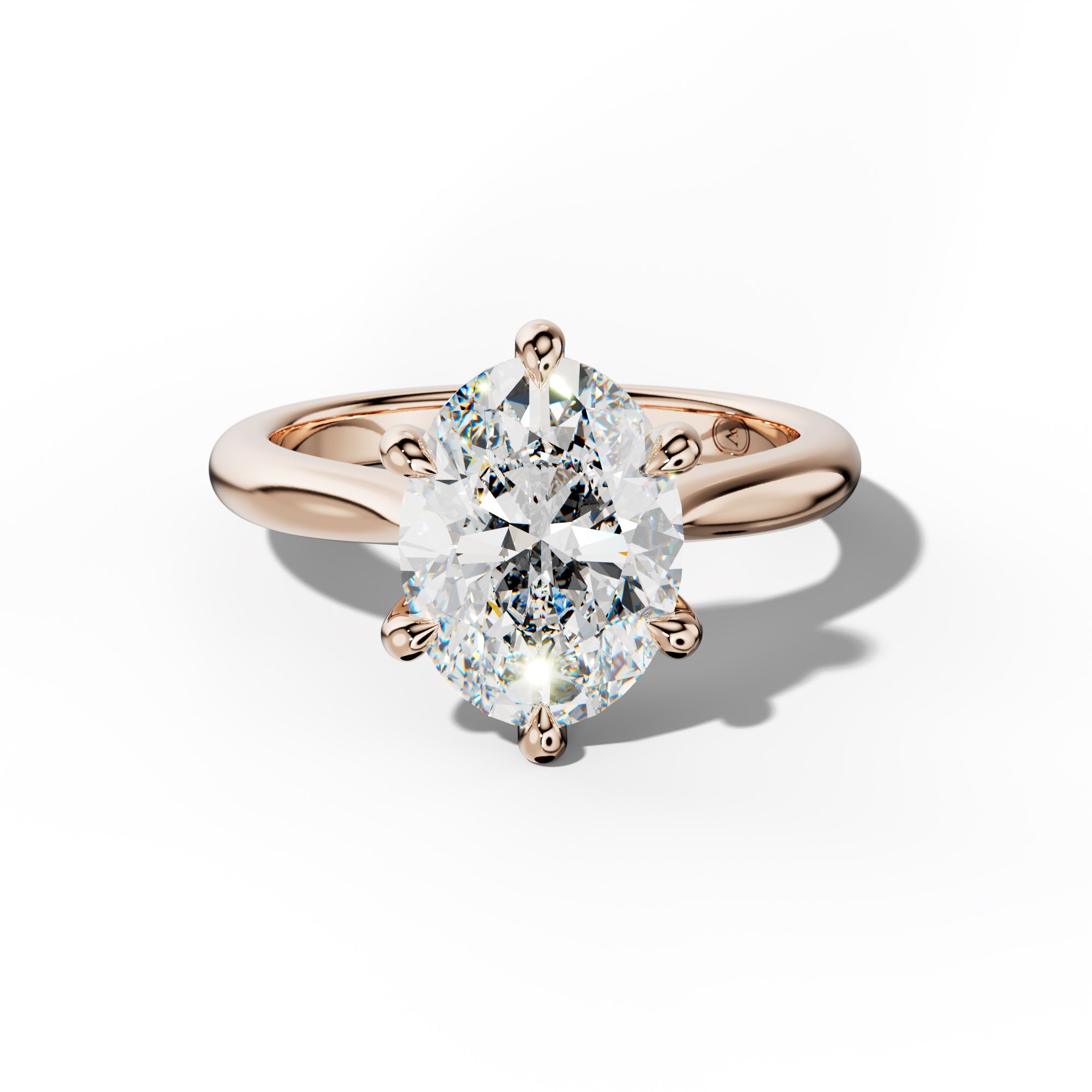 Miranda Oval Diamond Engagement Ring
