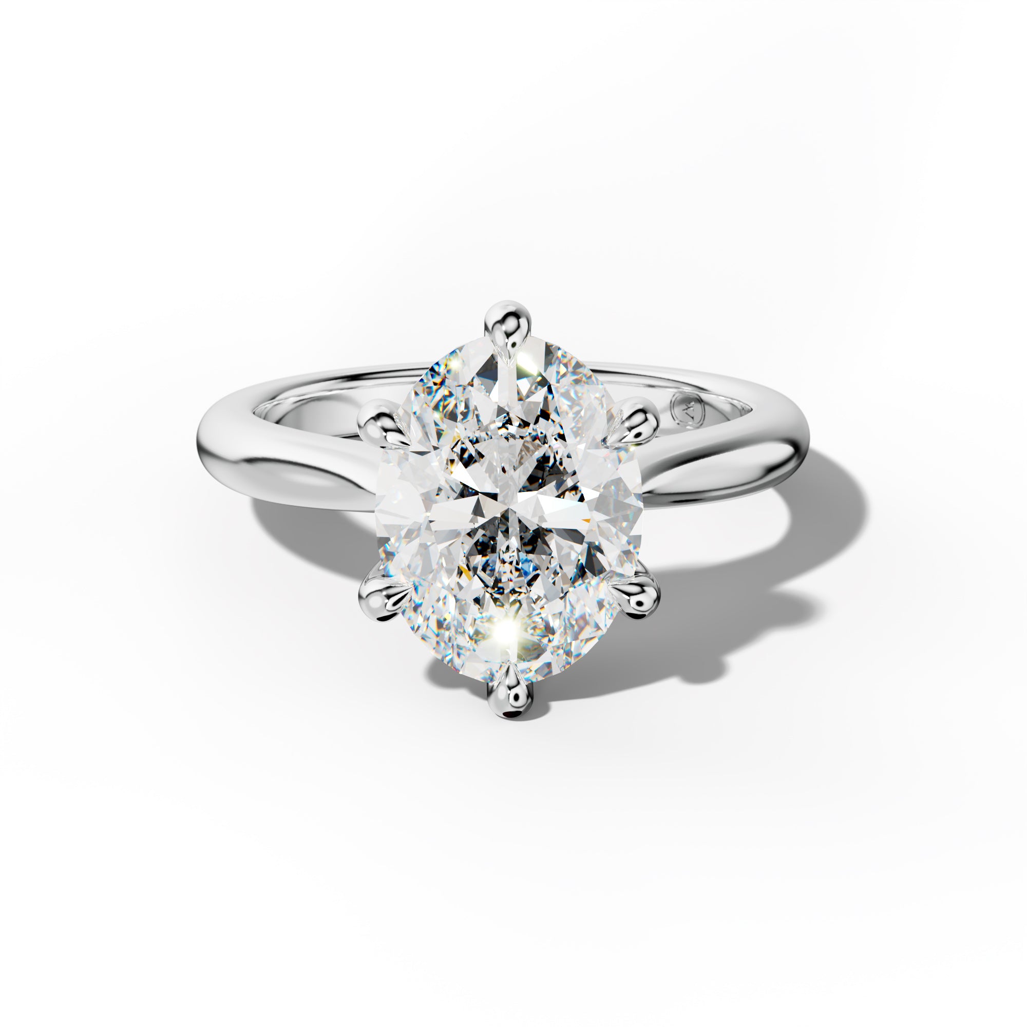 Miranda Oval Diamond Engagement Ring