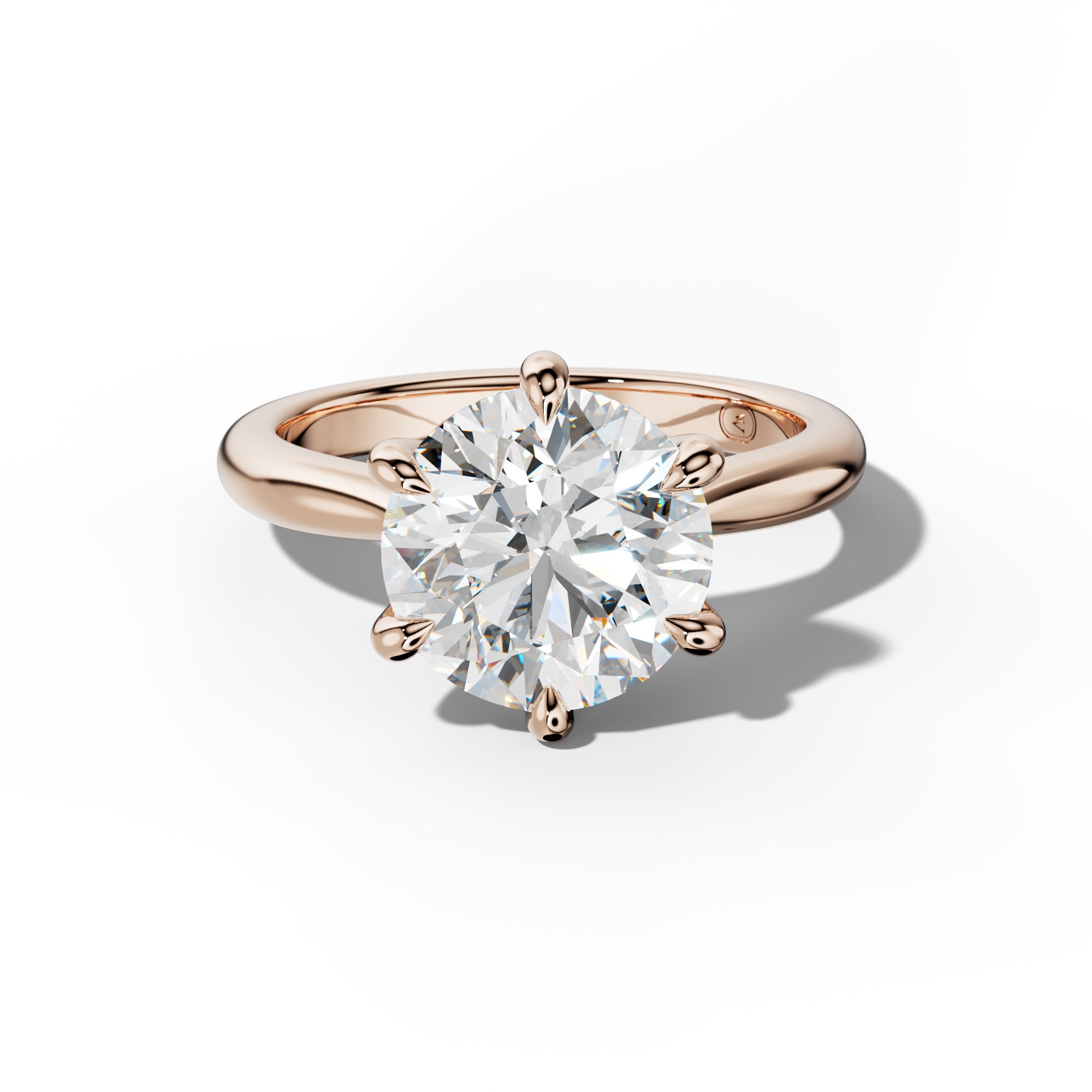 Miranda Round Diamond Engagement Ring