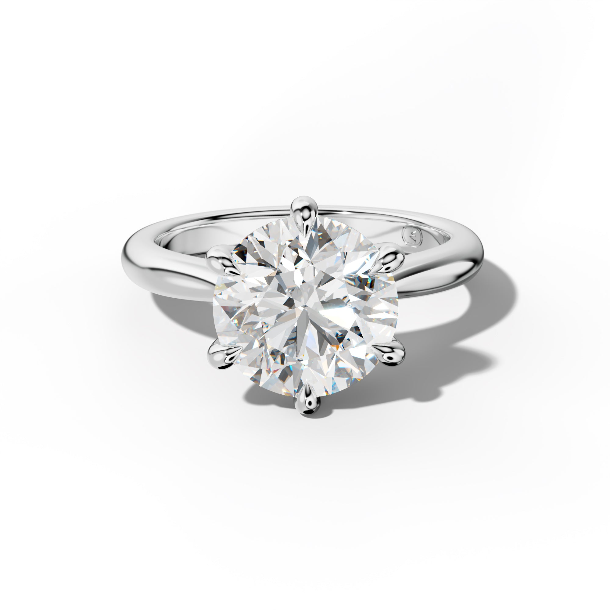 Miranda Round Diamond Engagement Ring