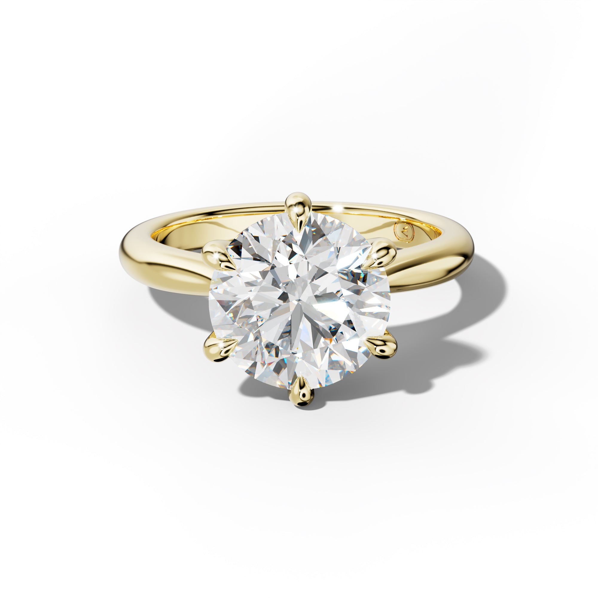 Miranda Round Diamond Engagement Ring