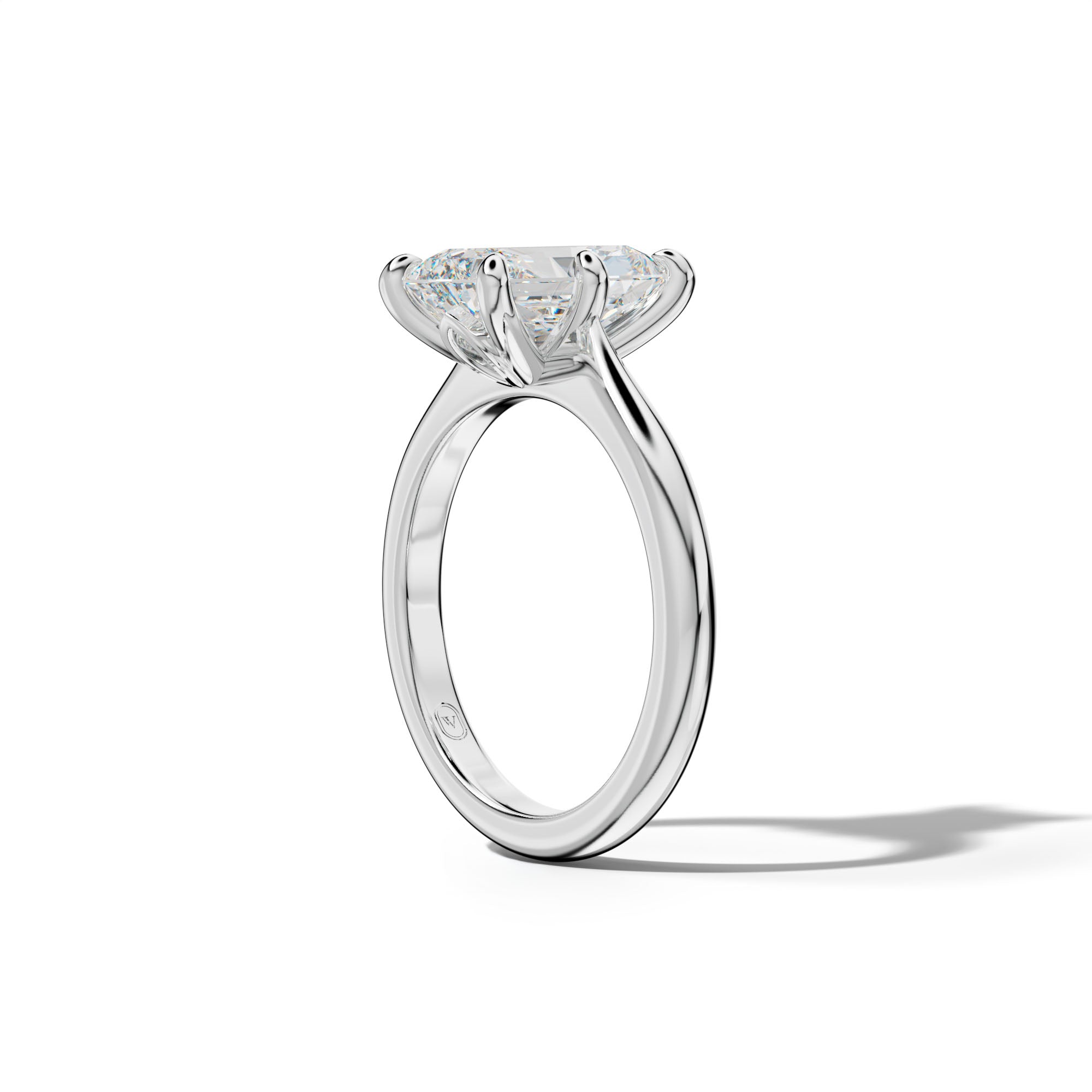 Miranda Radiant Diamond Engagement Ring