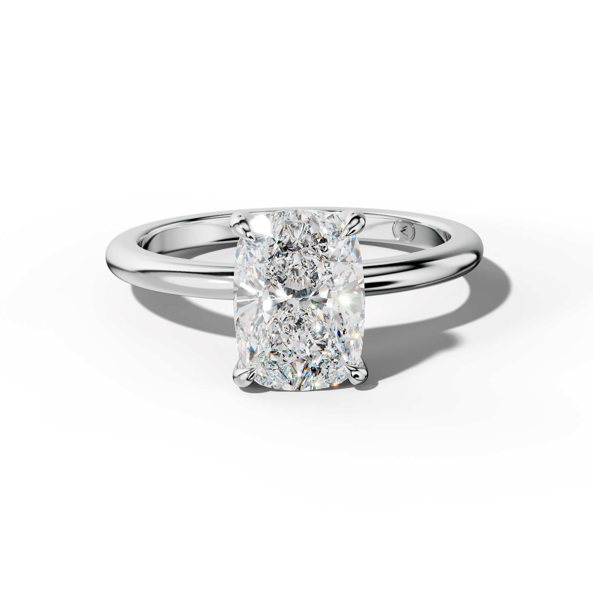 Ayla Elongated Cushion Diamond Engagement Ring