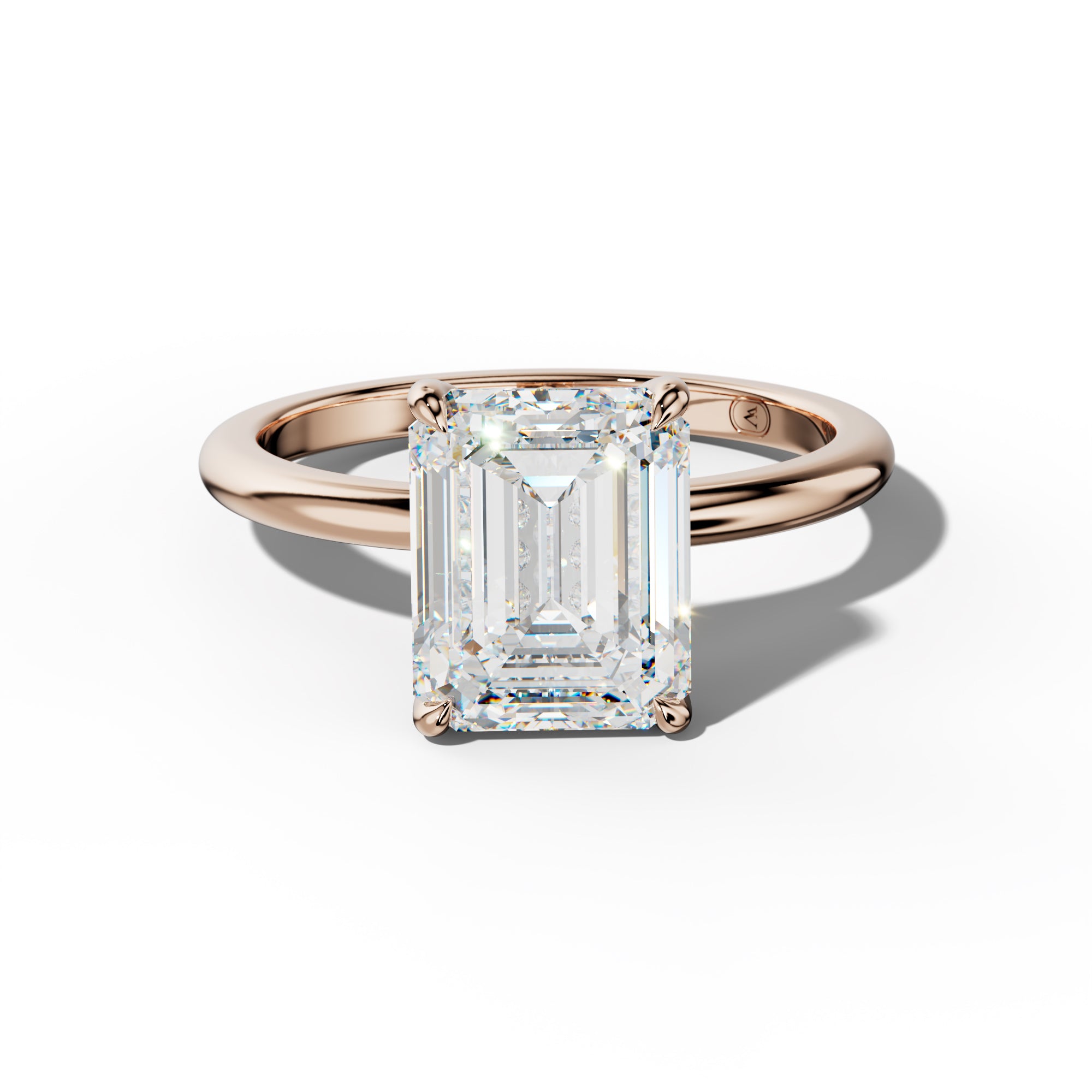Ayla Emerald Cut Engagement Ring