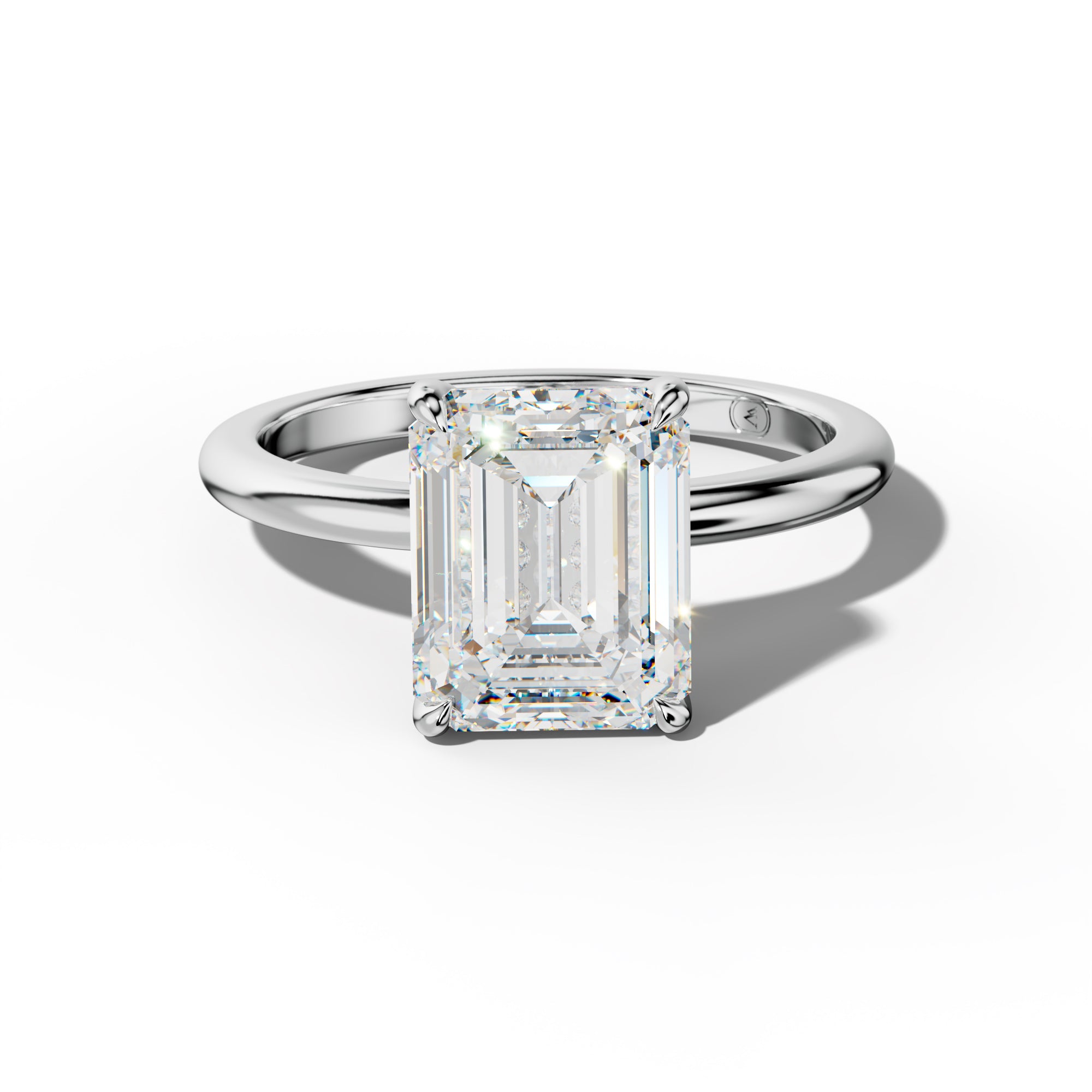 Ayla Emerald Cut Engagement Ring
