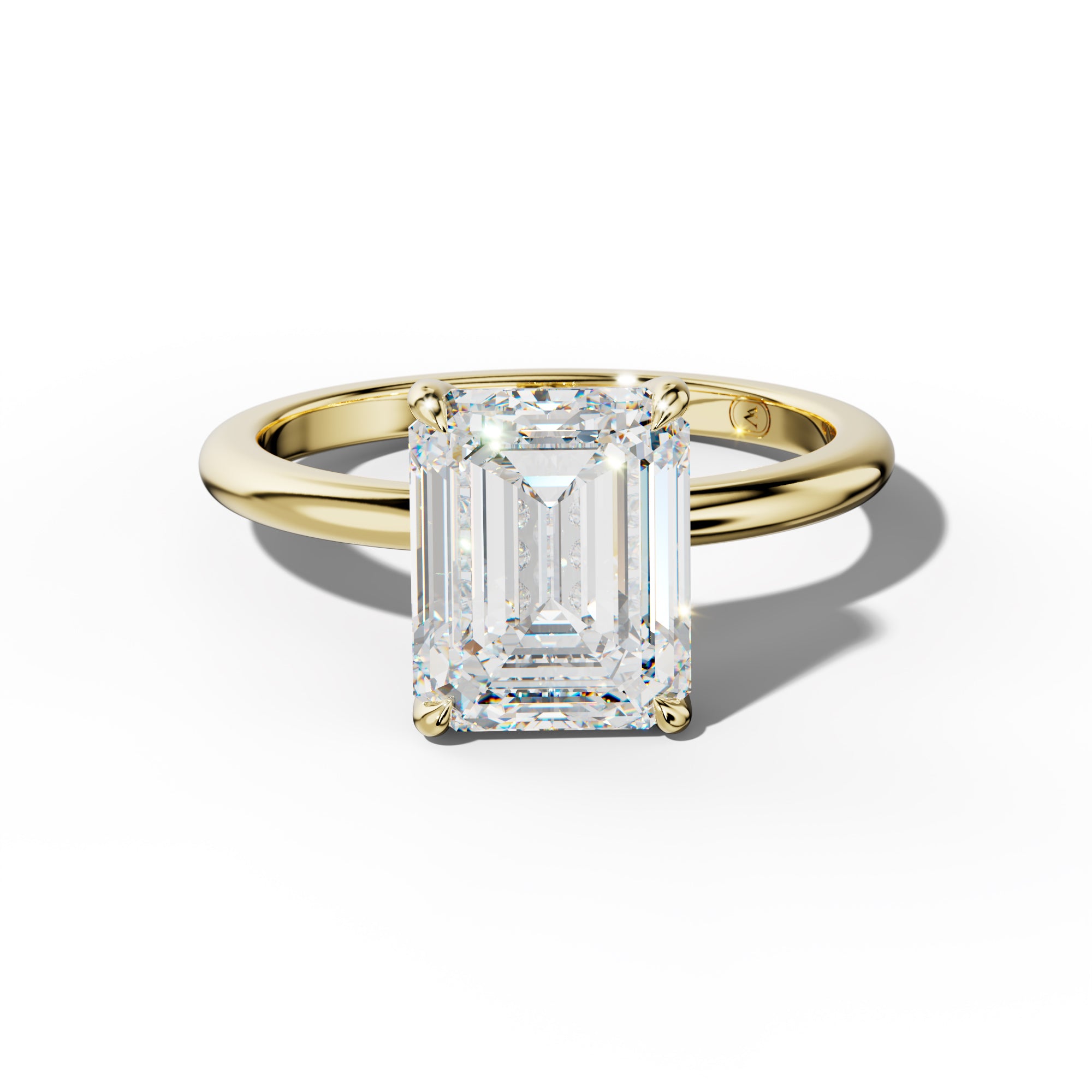 Ayla Emerald Cut Engagement Ring