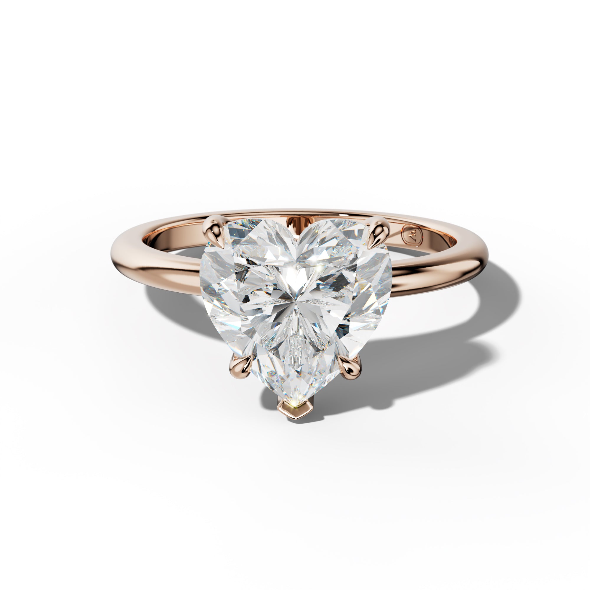 Ayla Heart Diamond Engagement Ring