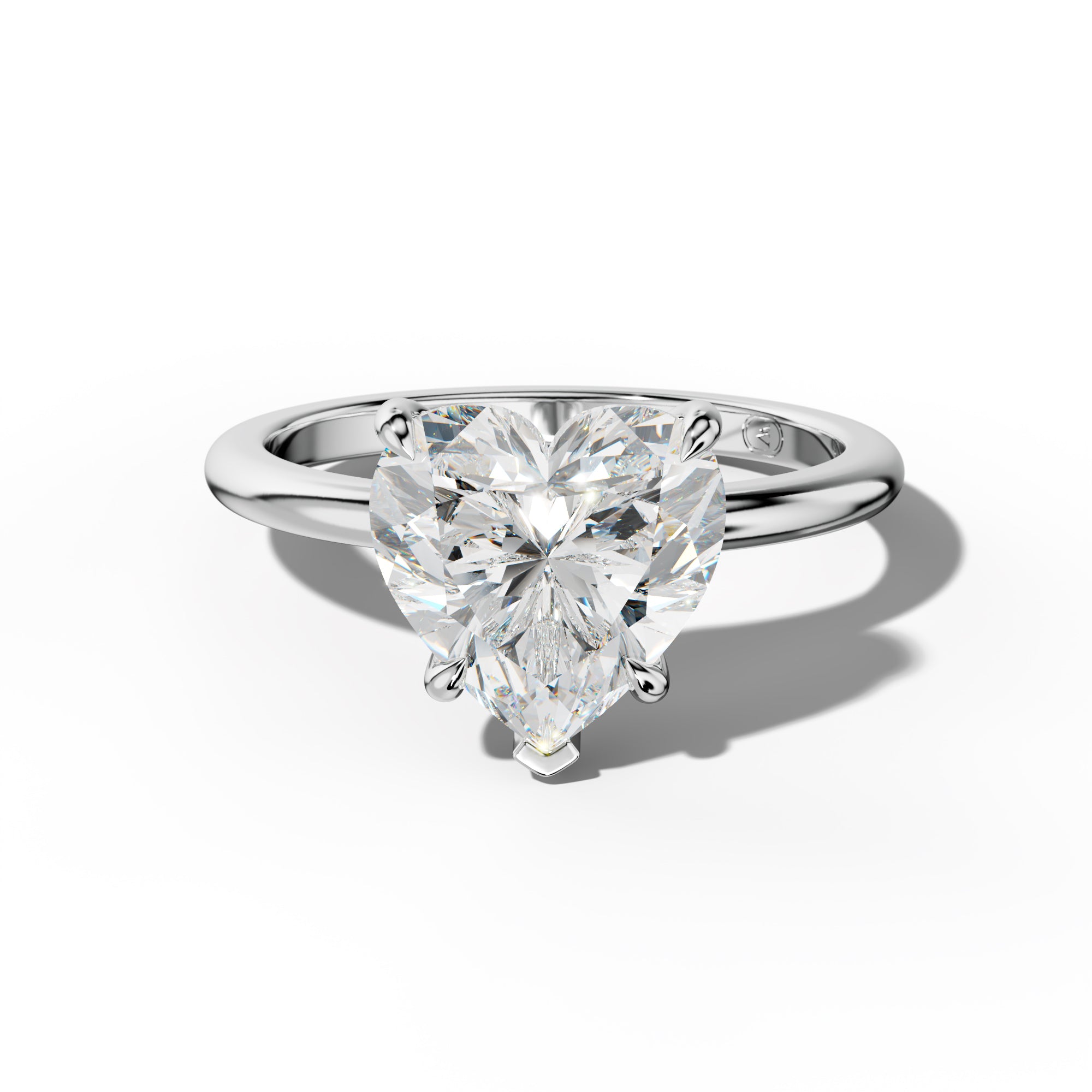 Ayla Heart Diamond Engagement Ring
